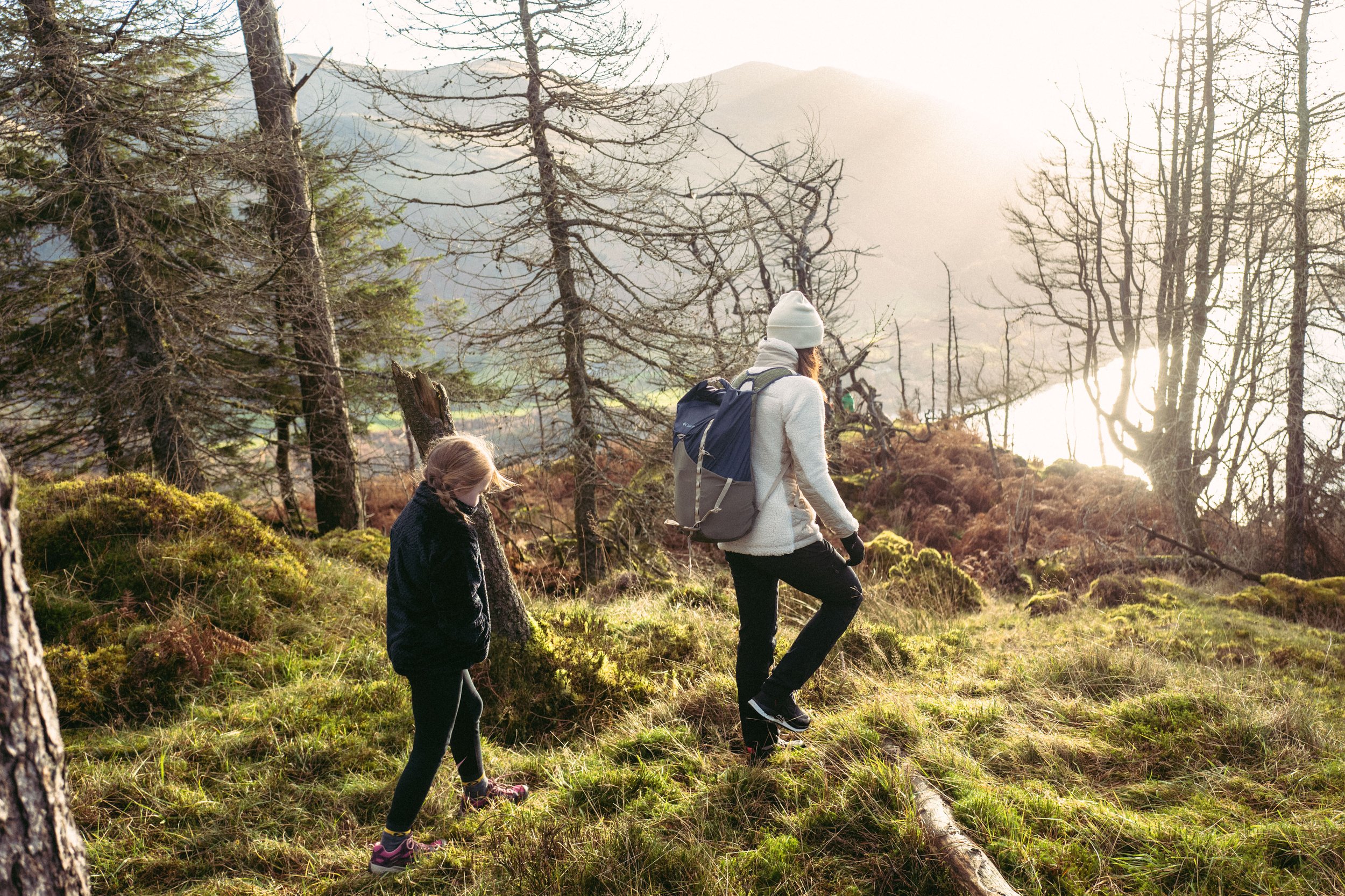 columbia outdoor clothing autumn forest commercial lifestyle photographer london