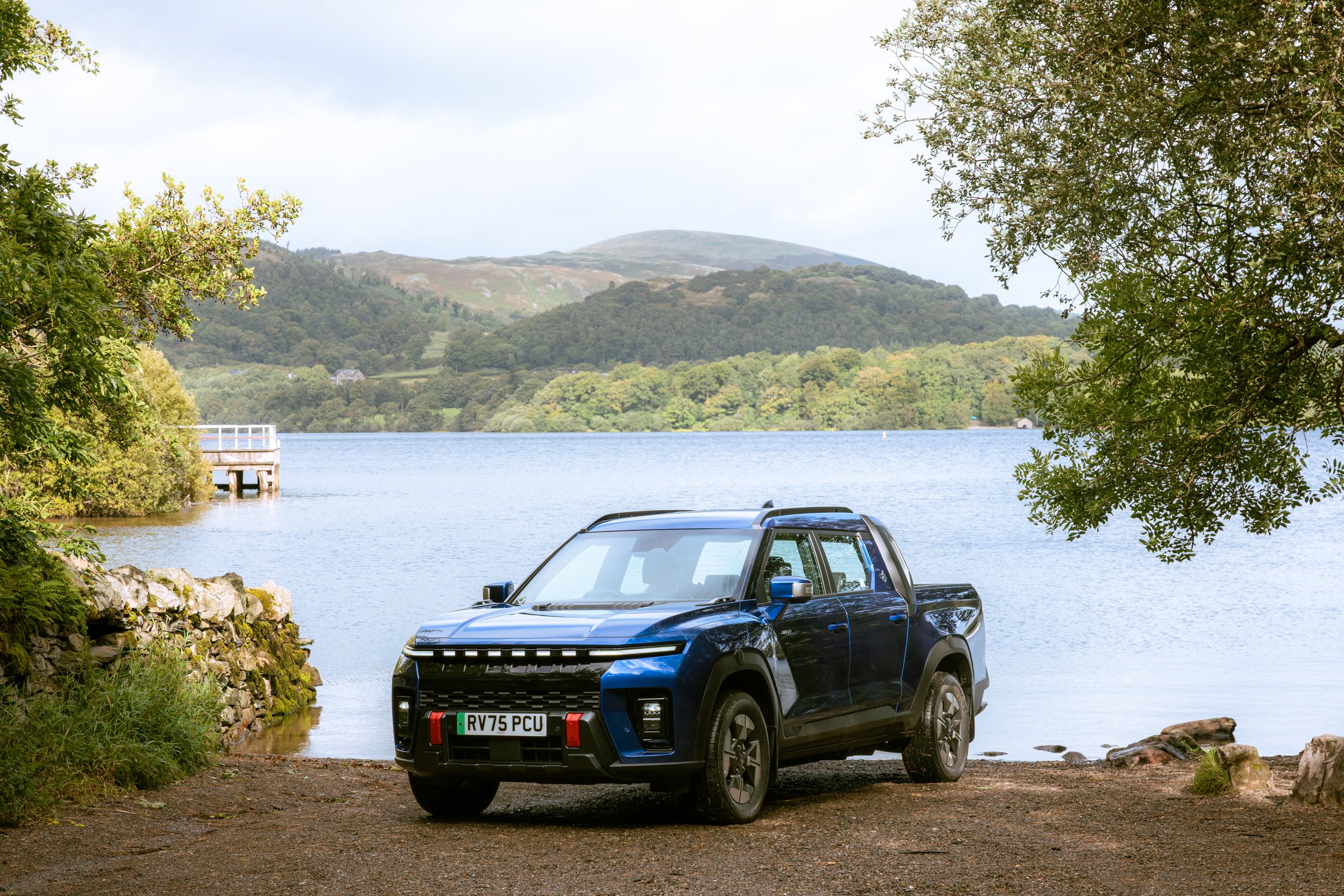 electric suv lake district landscape automotive commercial photographer london