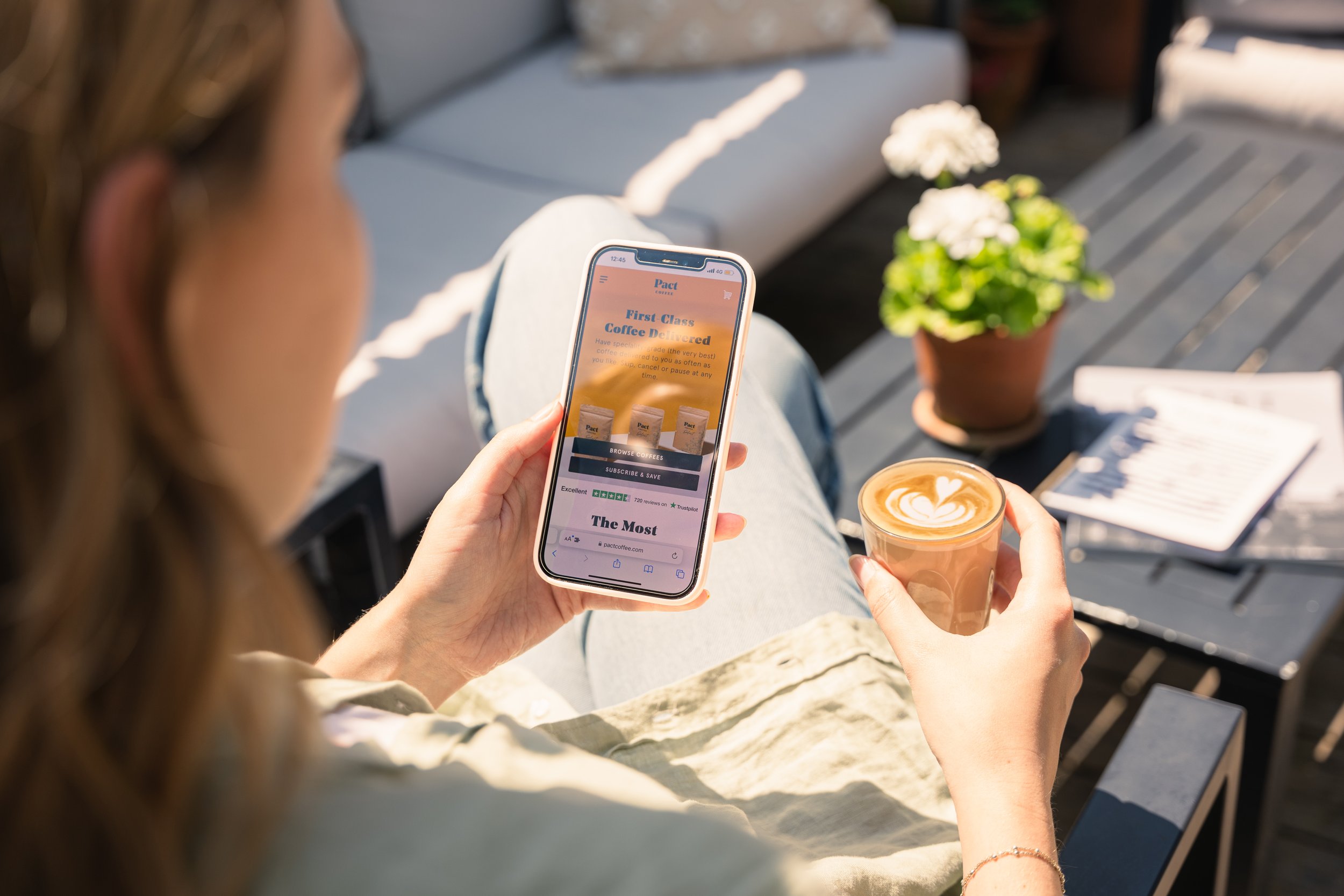 pact coffee summer brand lifestyle commercial photographer london