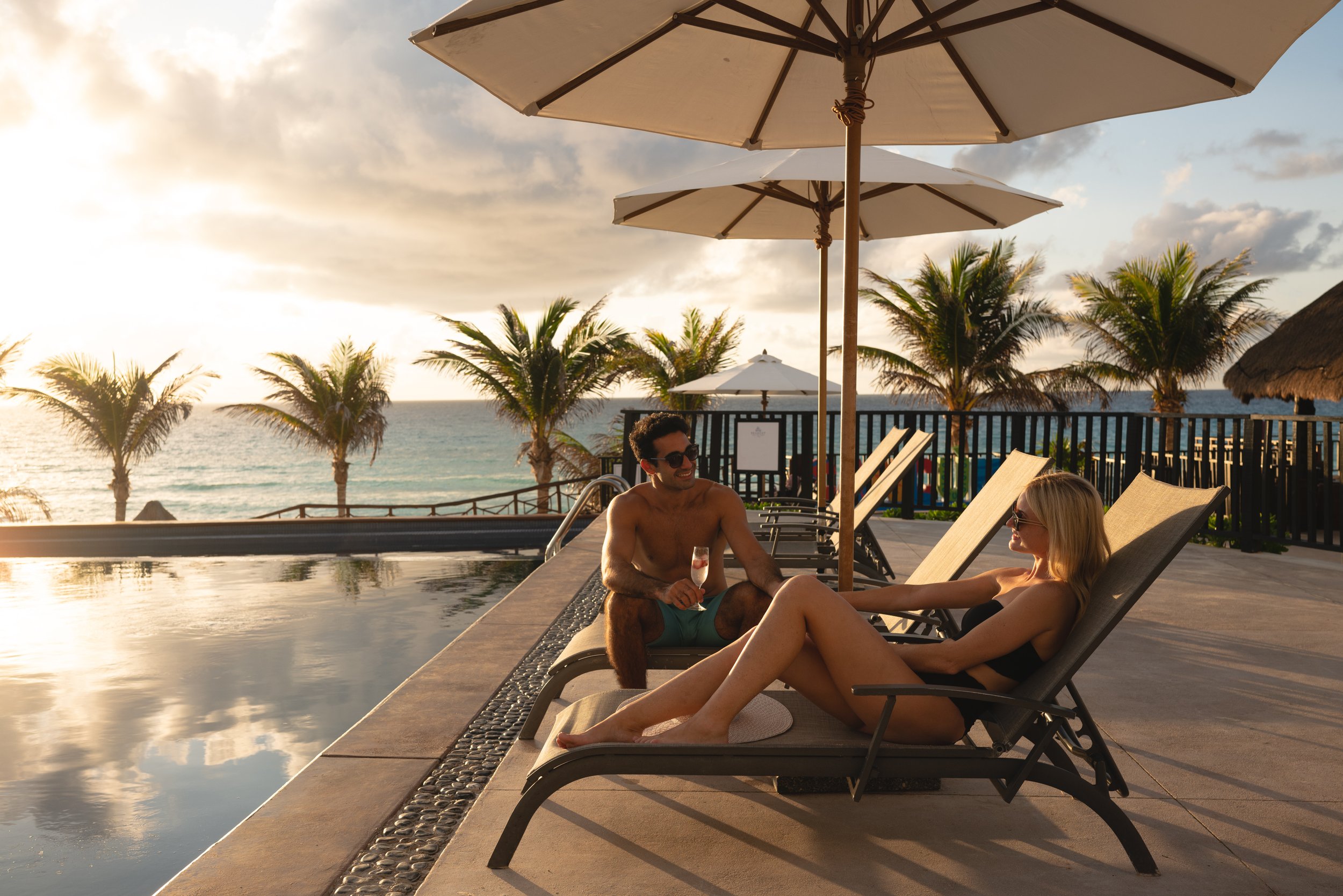 seadust cancun resort pool commercial photographer london