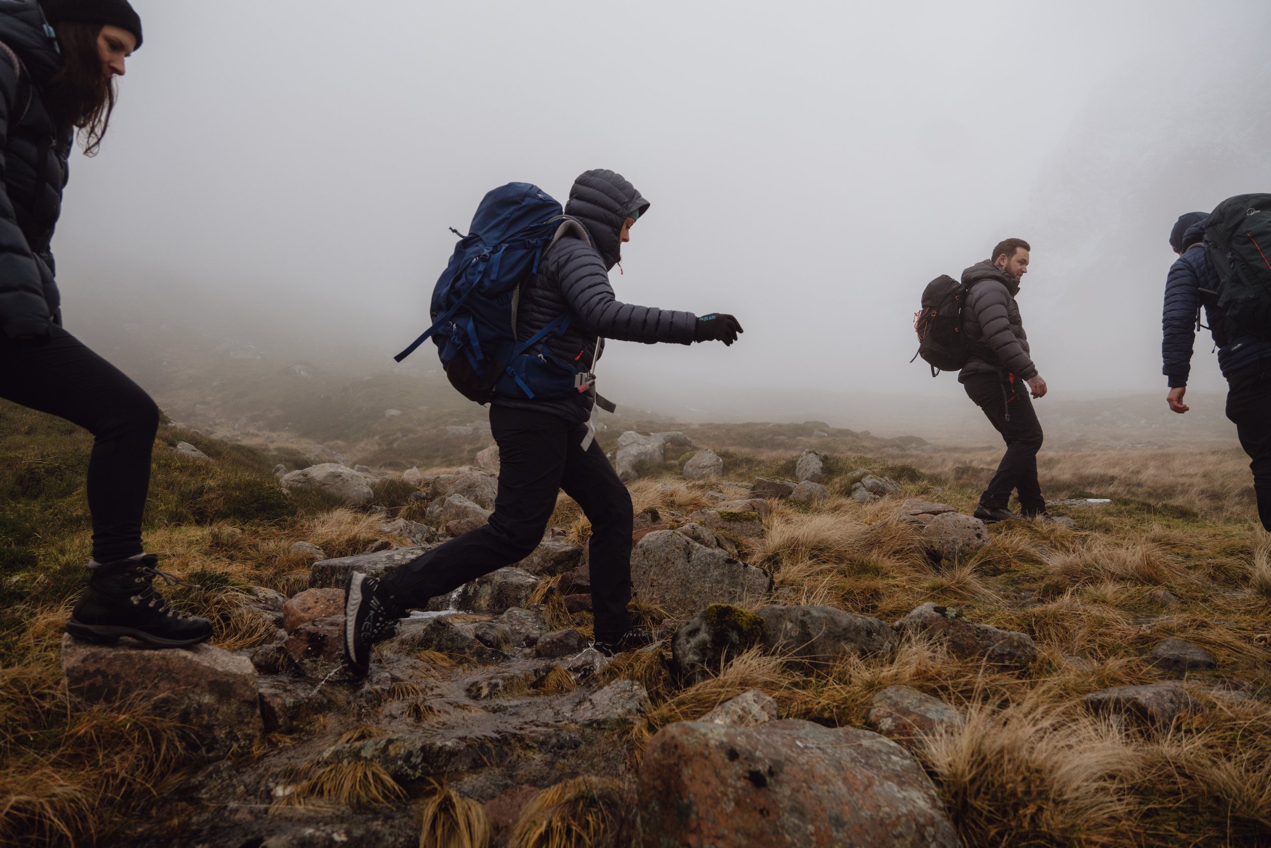 winter hillwalking snow nevis range outdoor brand commercial lifestyle photographer london