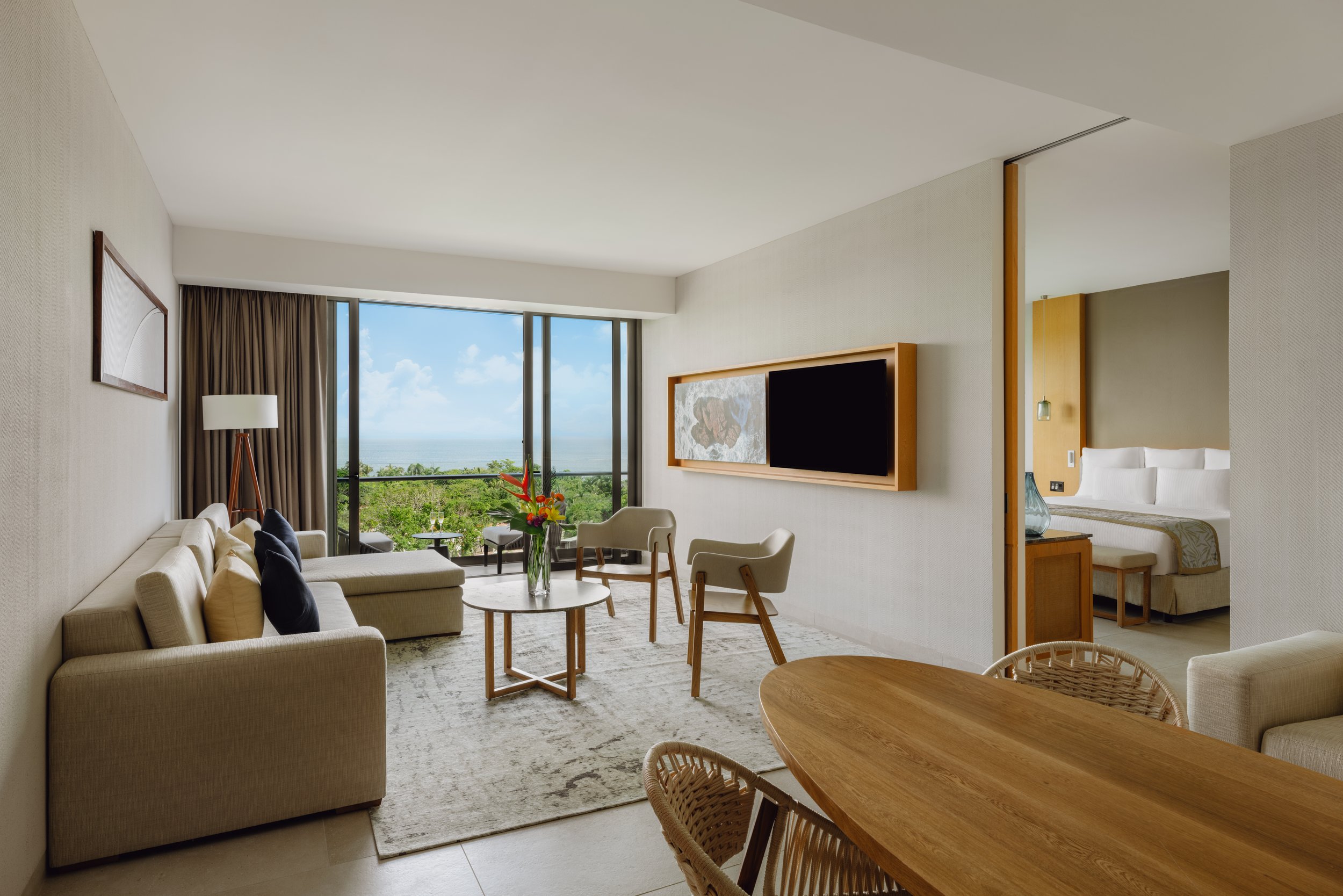 Dreams Bahia Mita Mexico hotel bedroom interior photographer London