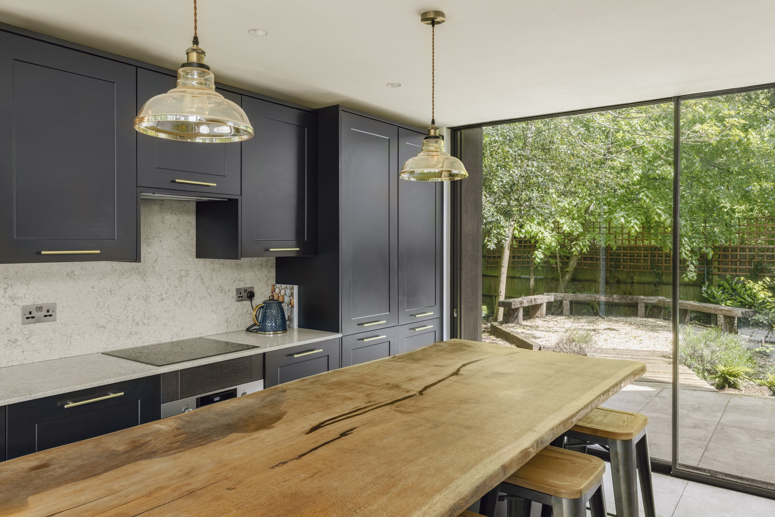 Trent Park Gatehouse bedroom interior photographer London