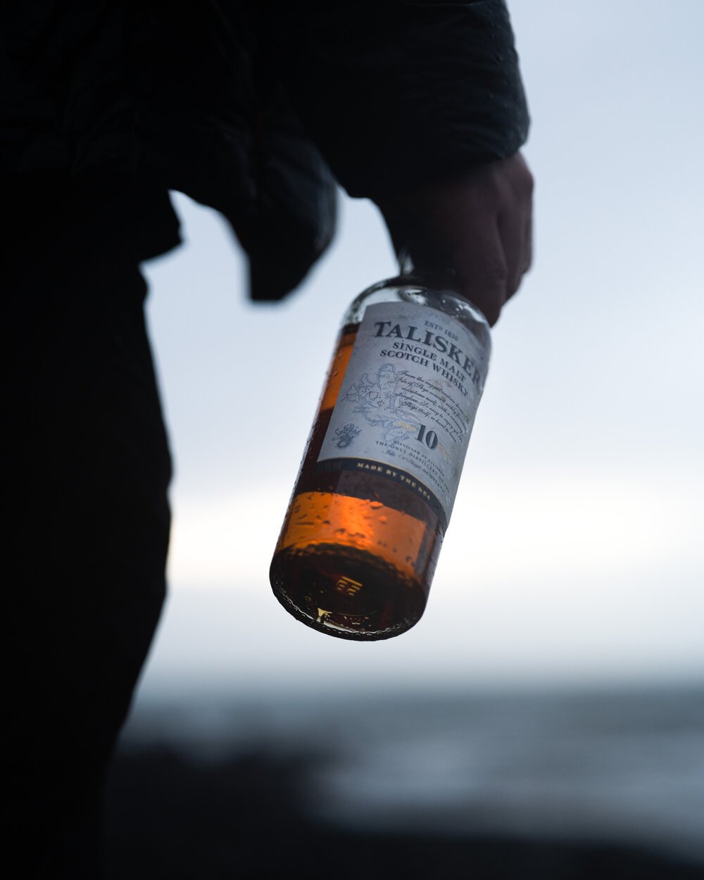 Talisker Scotch whisky product photography London