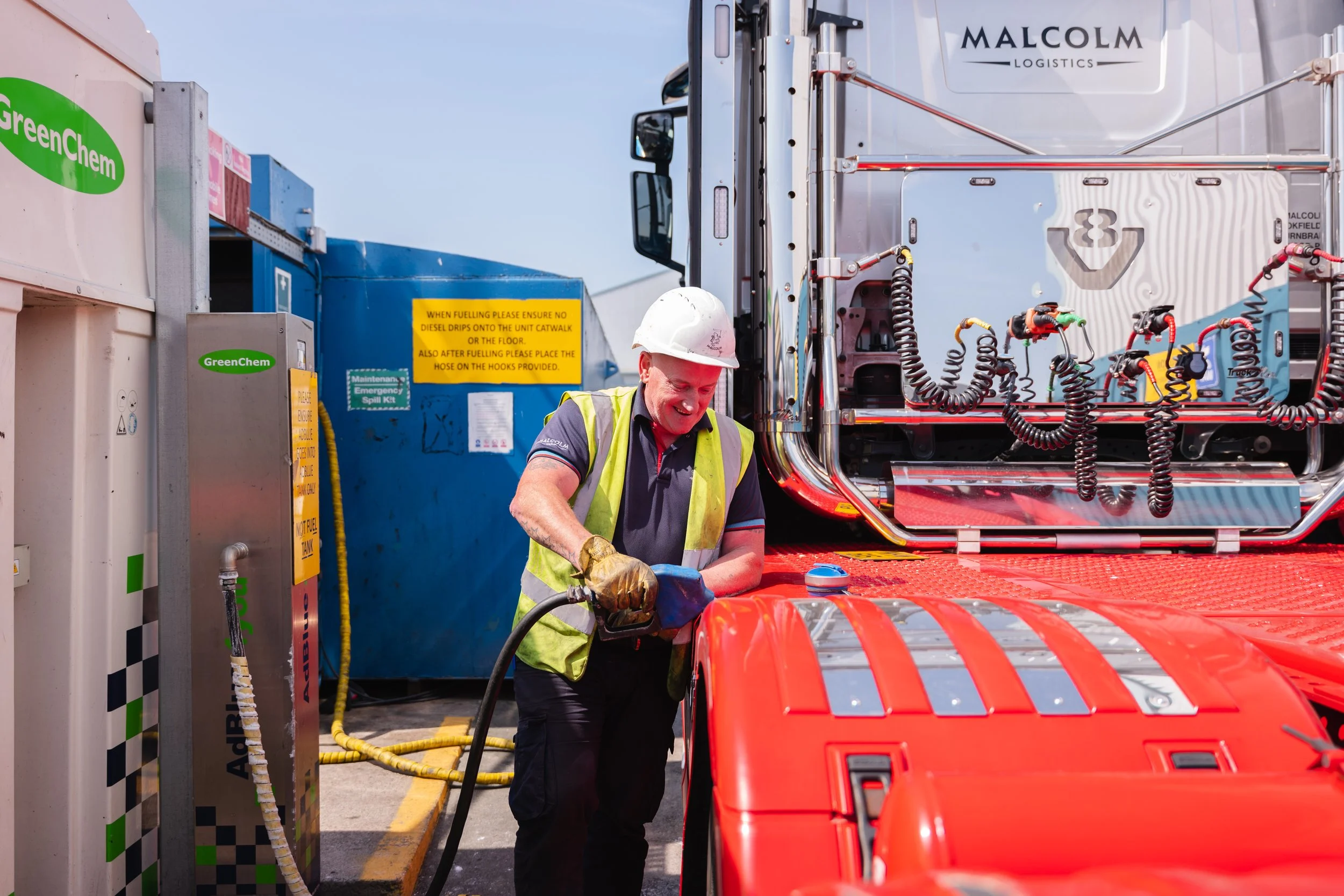 Blink Malcolm Group documentary logistics workforce photography