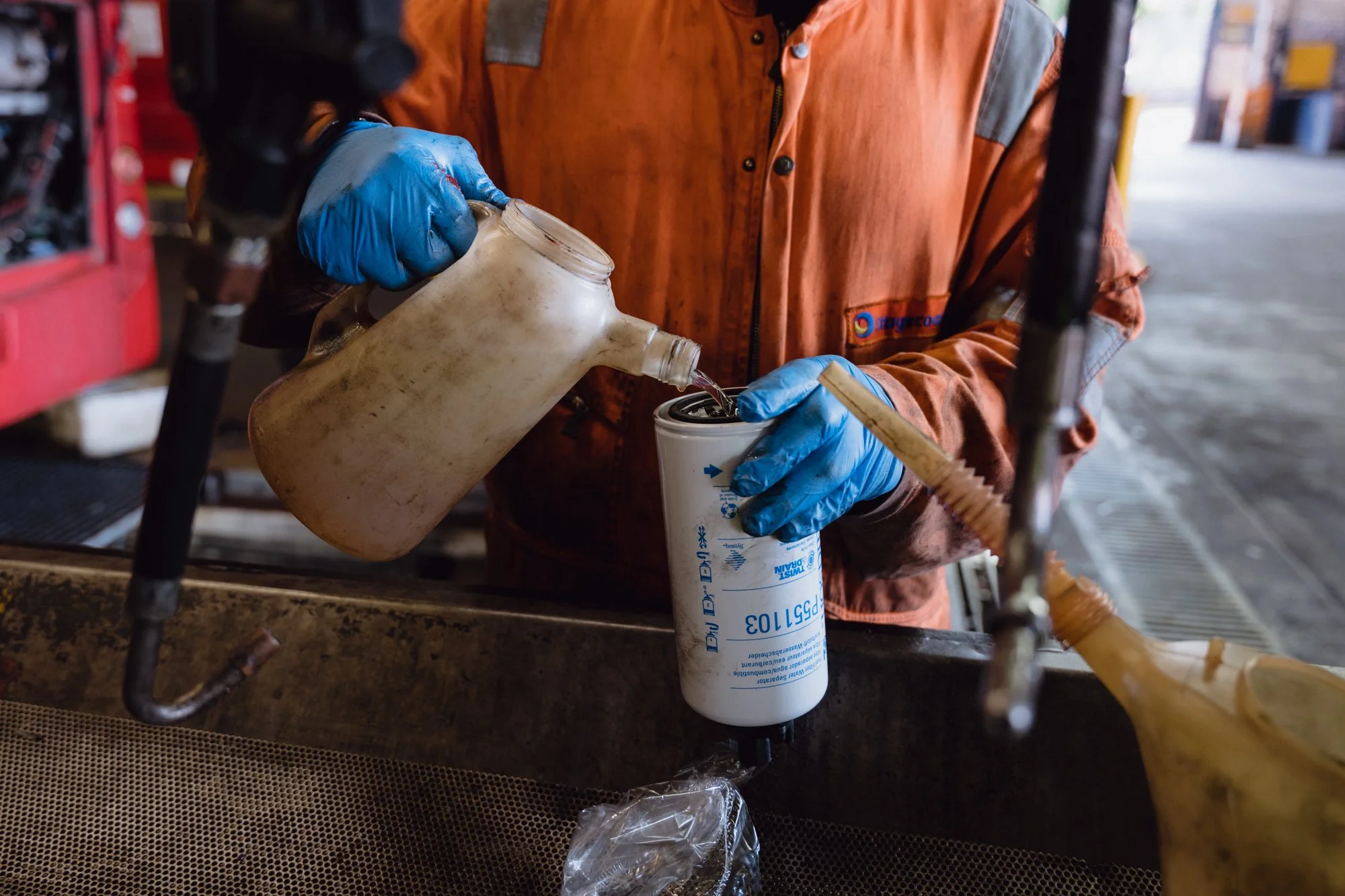Blink Stagecoach candid photography South London depot
