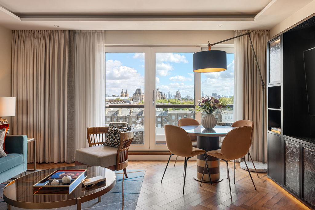 Cheval Gloucester Park — serviced apartment kitchen interior photography London