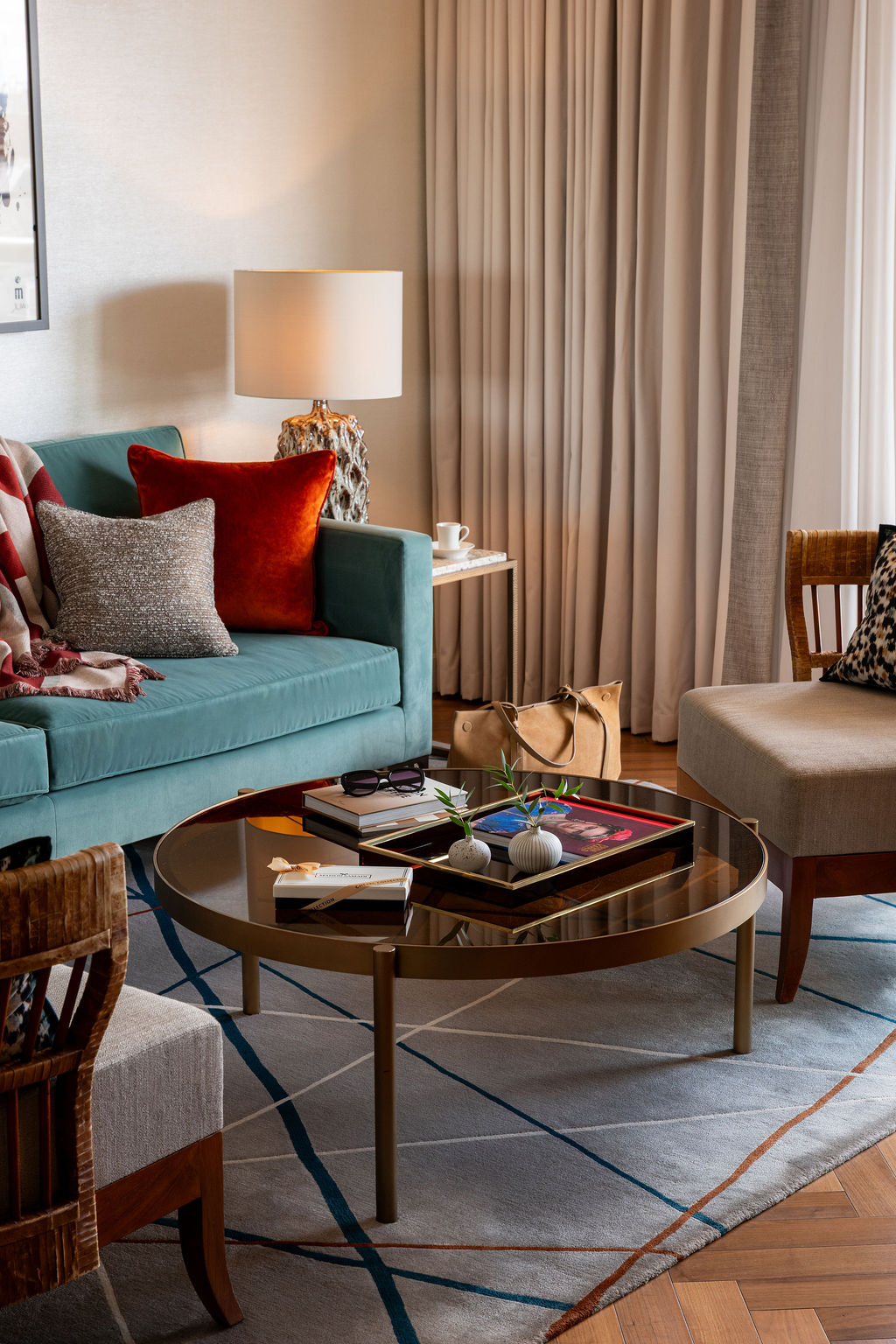 Cheval Gloucester Park — serviced apartment interior detail photography London