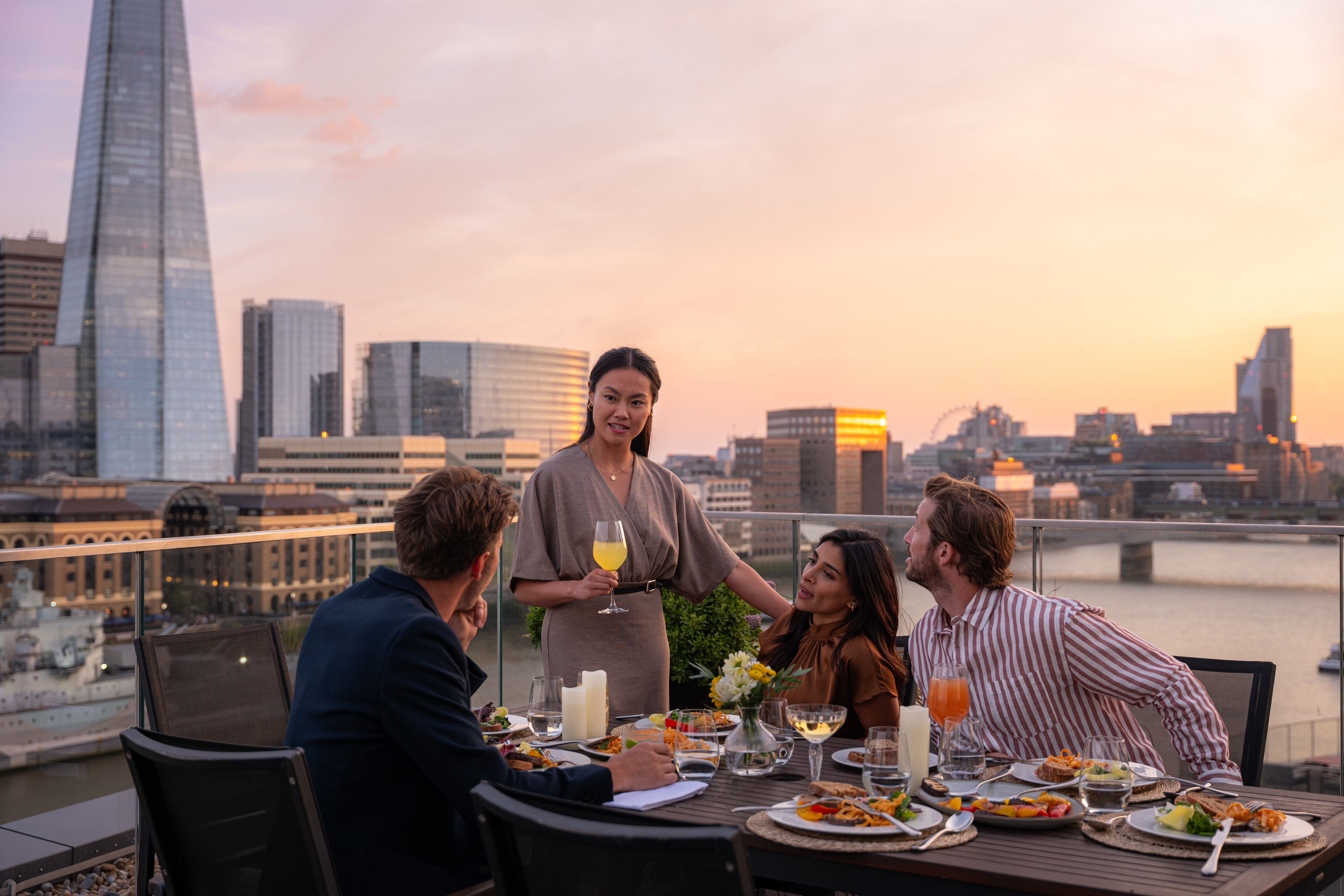Cheval Three Quays — serviced apartment lifestyle moment London