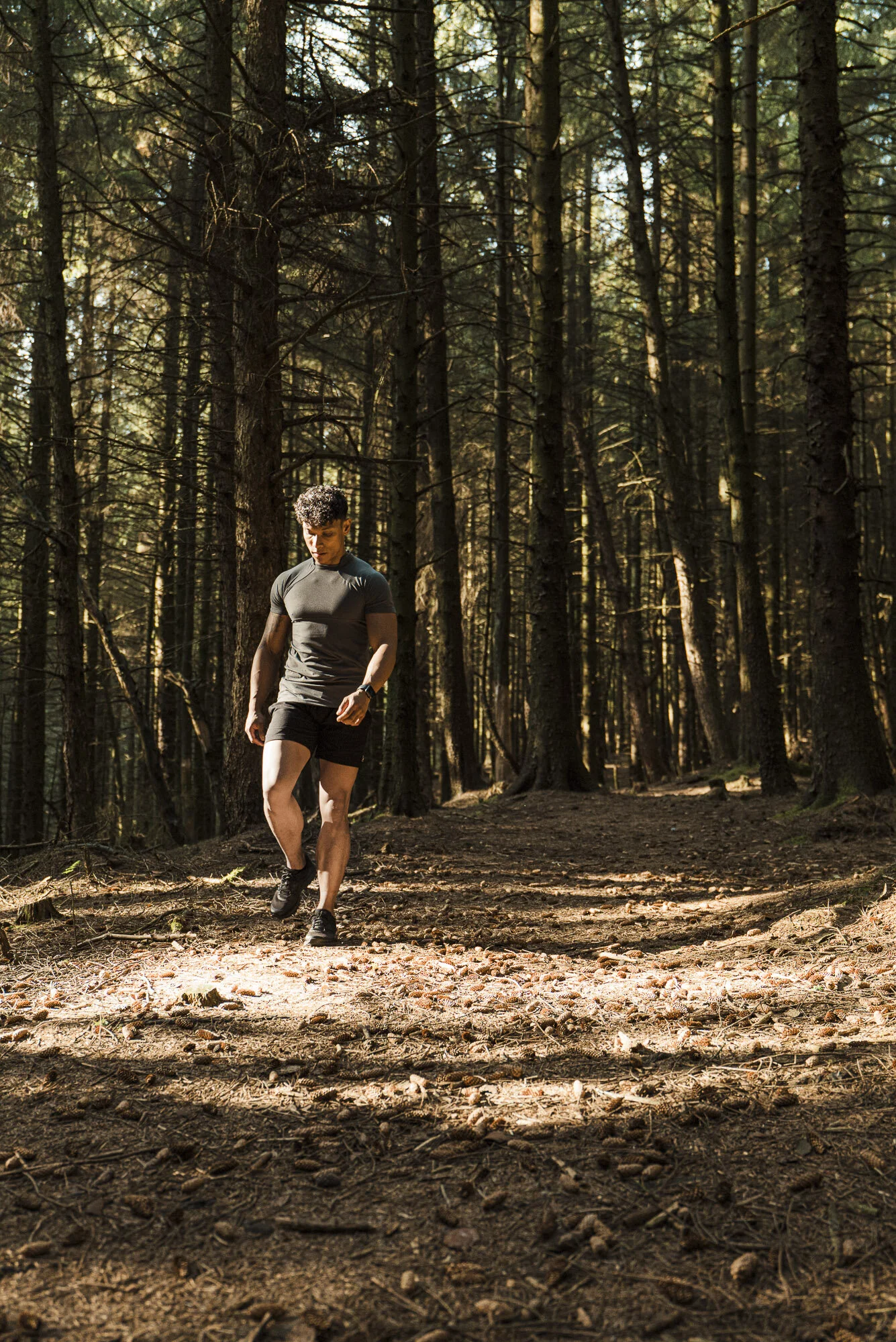 Colter and Roe activewear forest brand launch photography