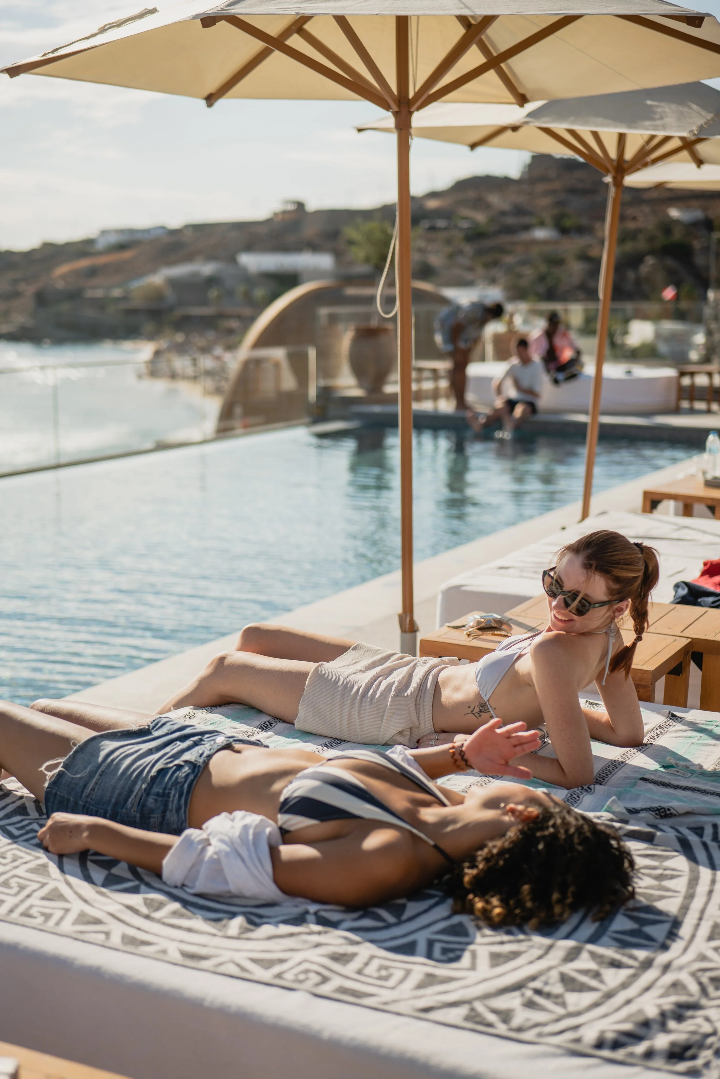 Contiki Greece travel campaign photography Mykonos