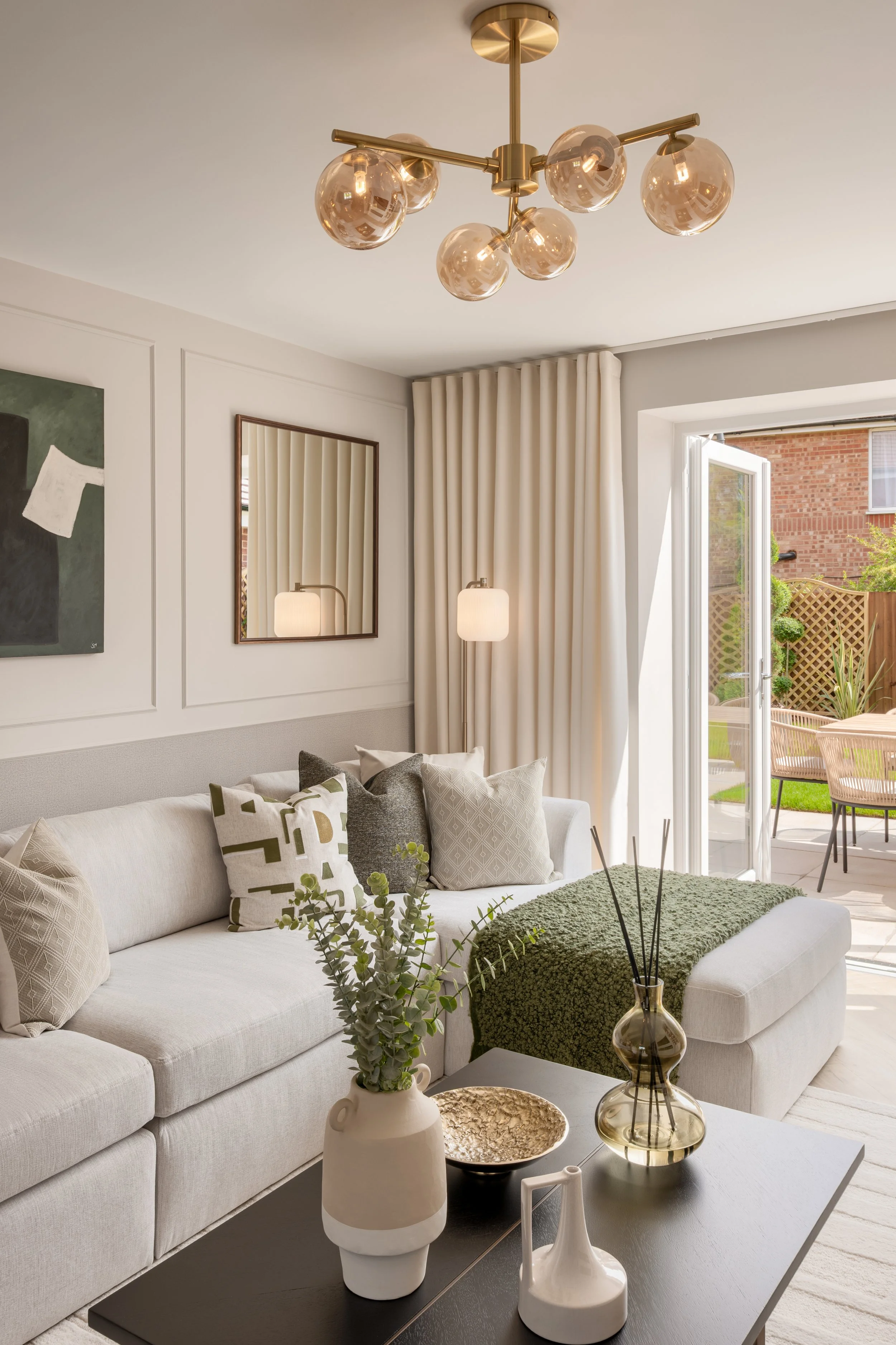 Fairview Homes Wattons — show home dining room photography London