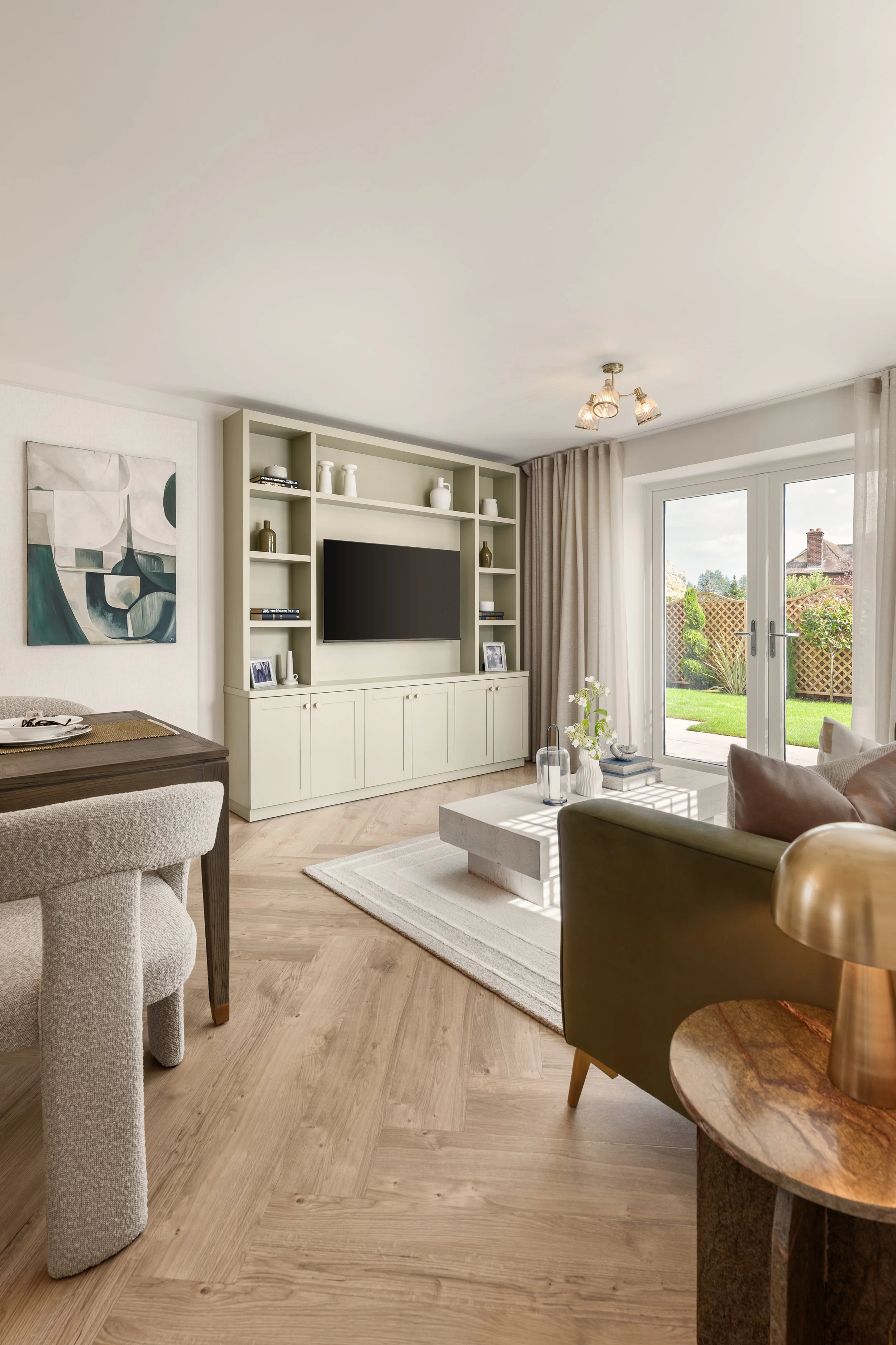 Fairview Homes Wattons — living room interior photography London