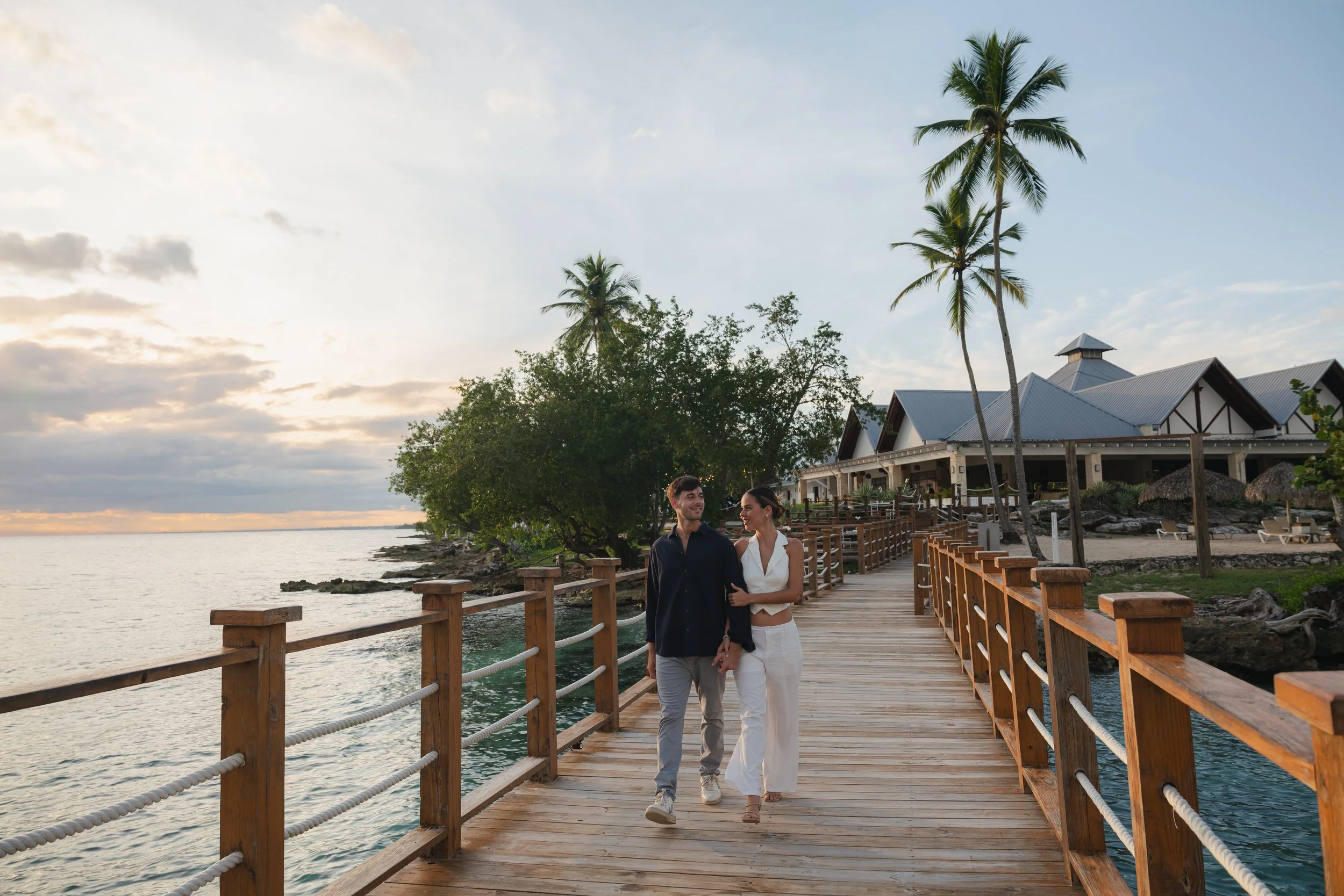 Hilton La Romana luxury beachfront couples resort photography