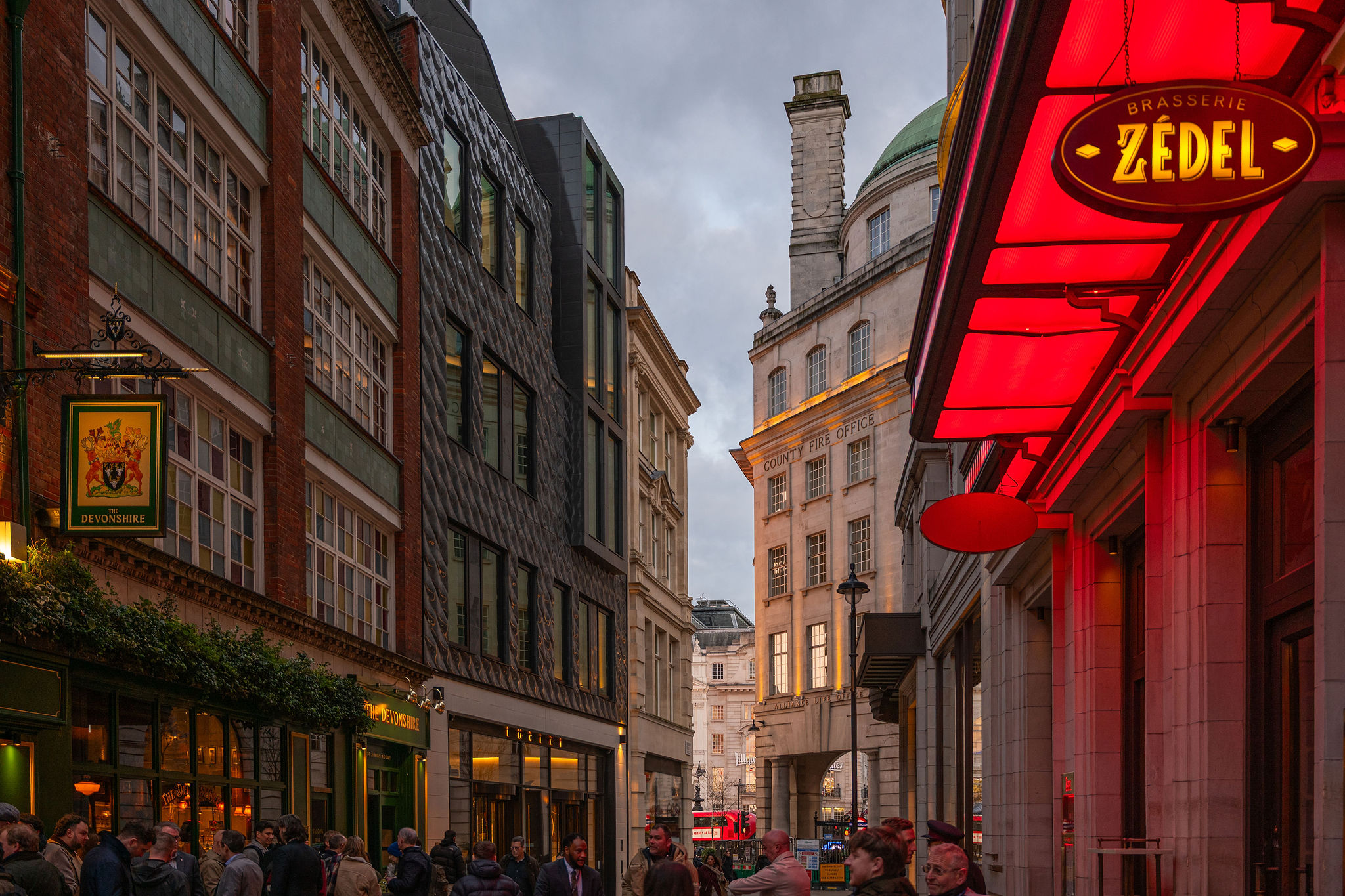 Soho London restaurant scene, lifestyle photography
