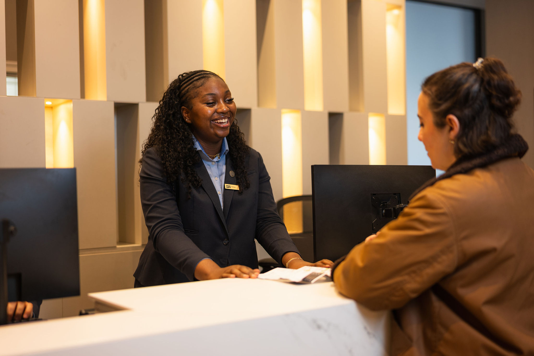 Hospitality team candid portrait photography London