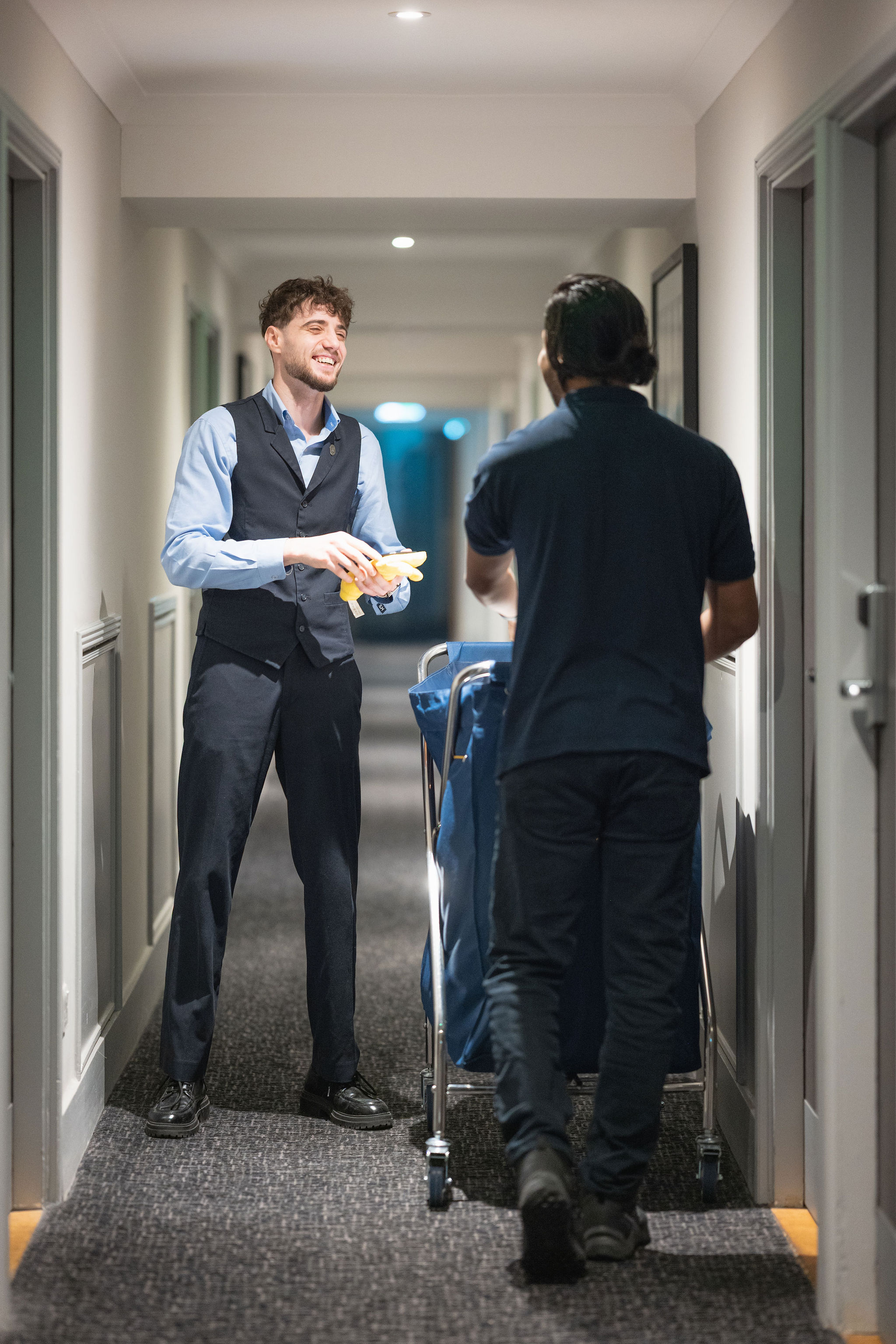 Hotel bartender portrait photography London