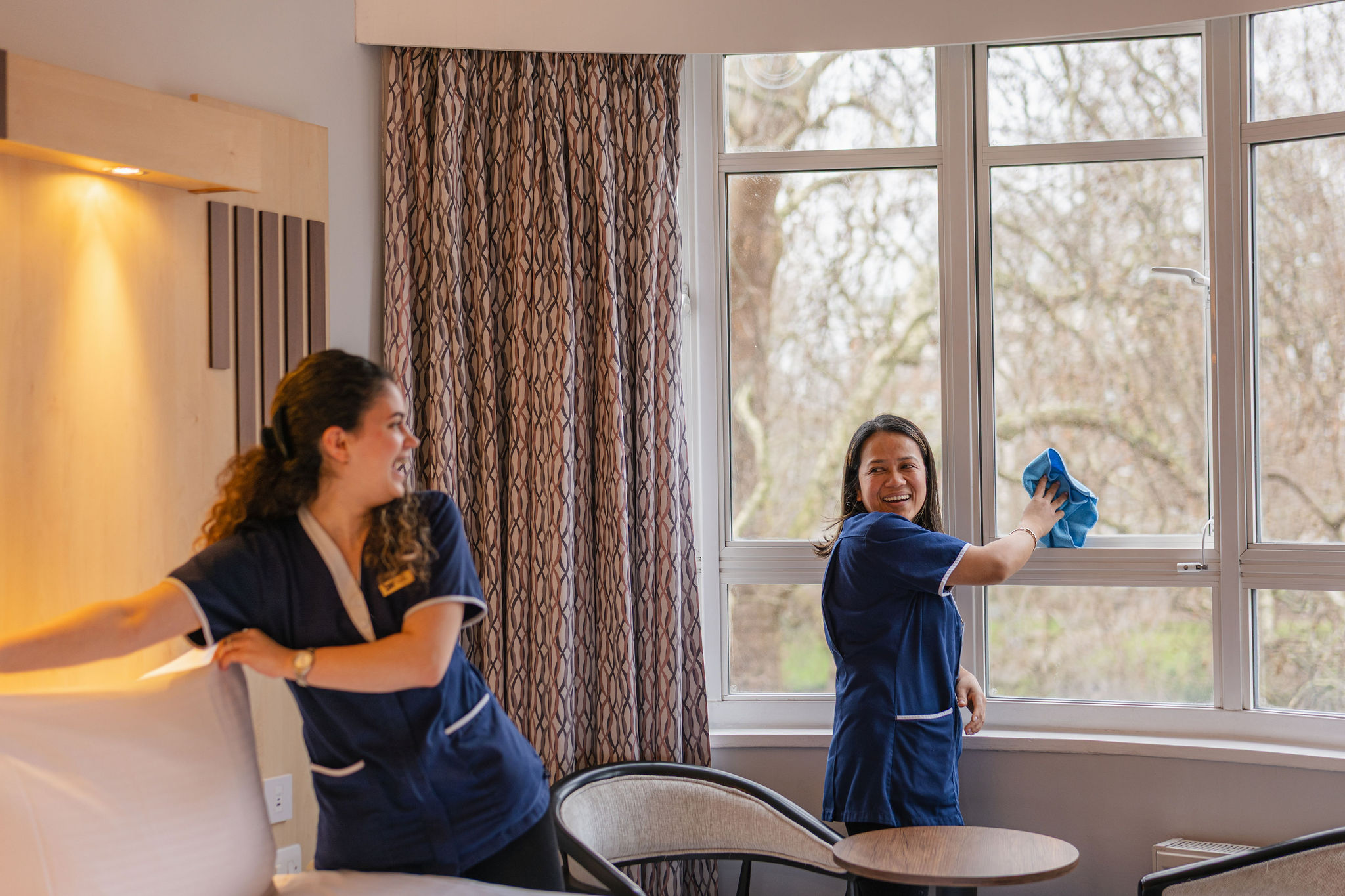 Hotel concierge candid portrait London