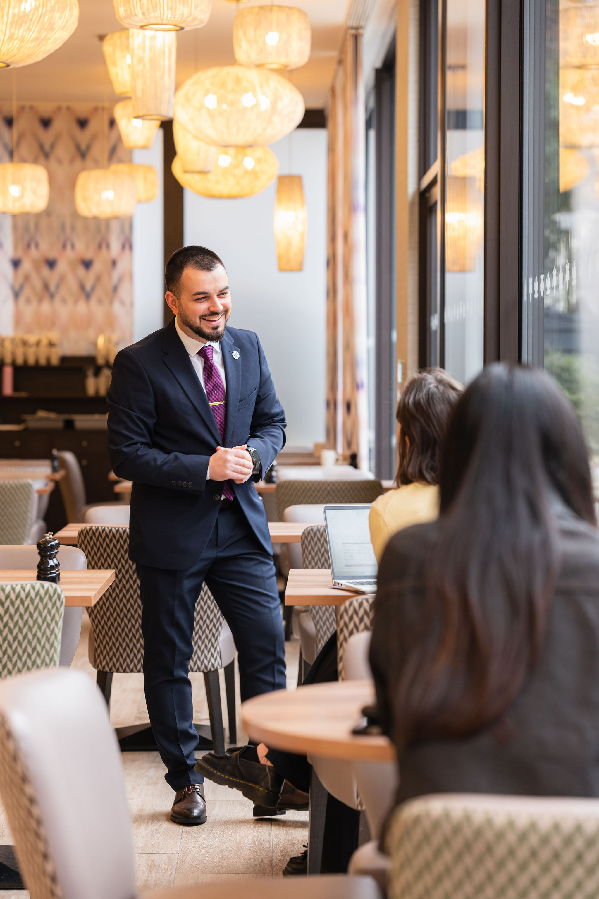 Hotel bartender candid photography London