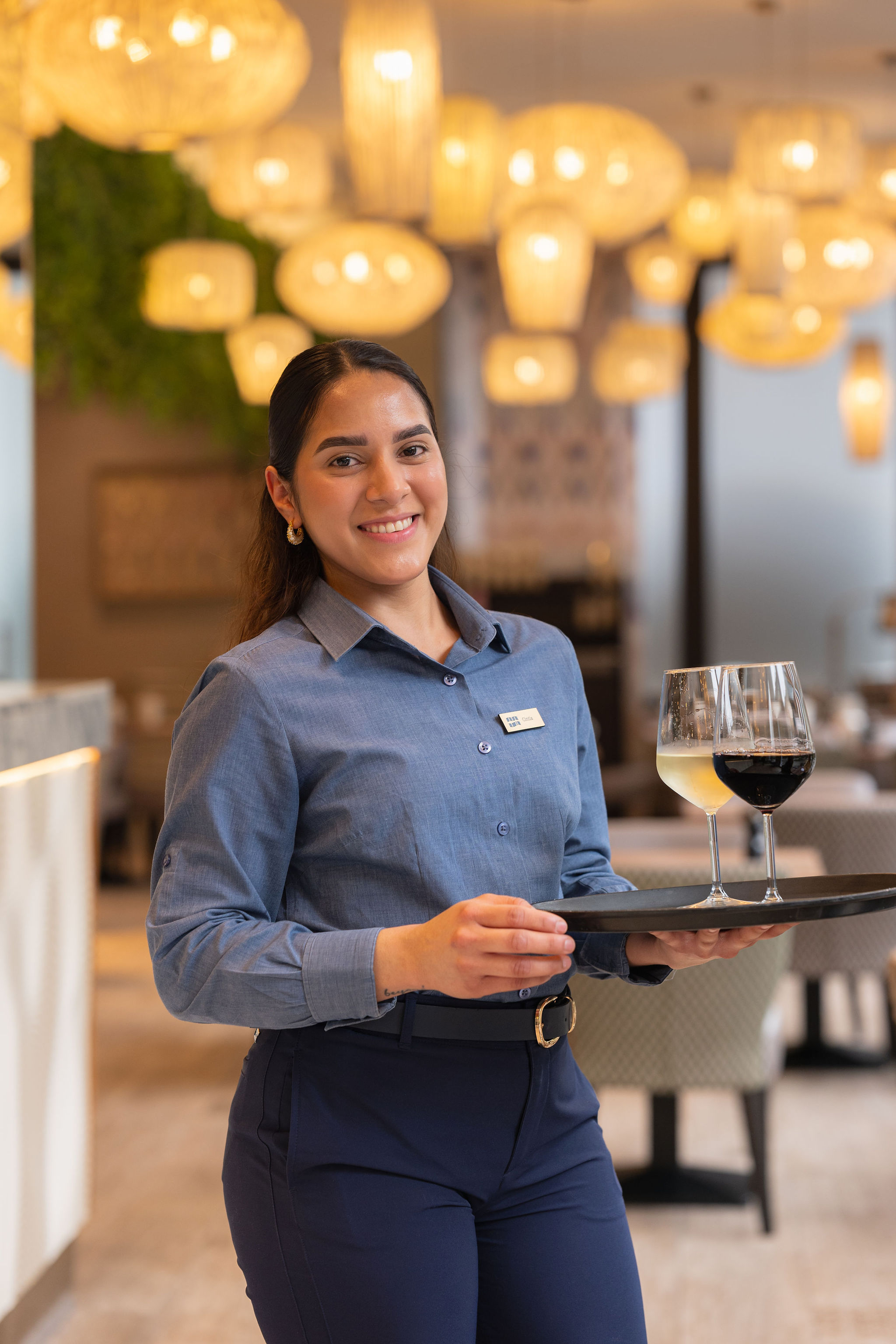Hotel staff documentary candid London