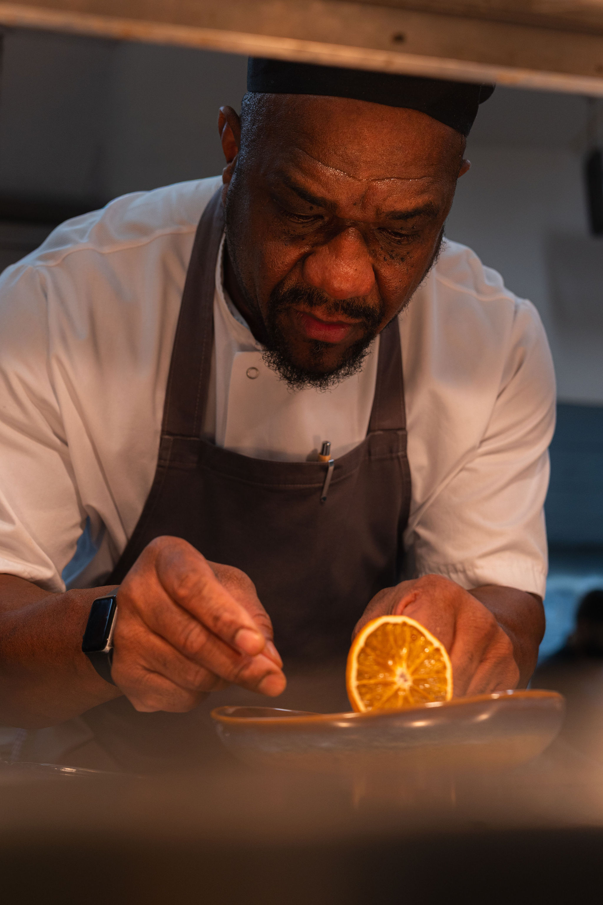 Hotel chef documentary photography London