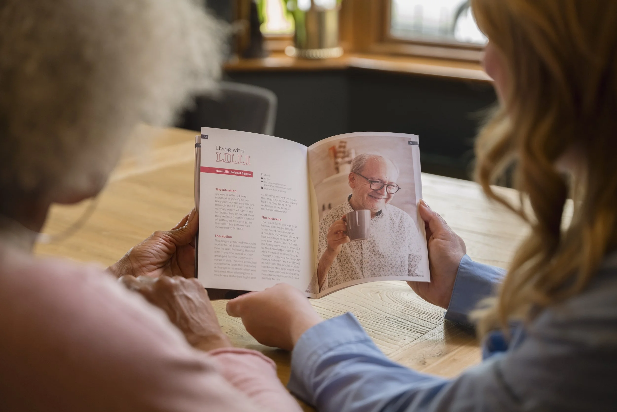 Intelligent Lilli health-tech corporate photography