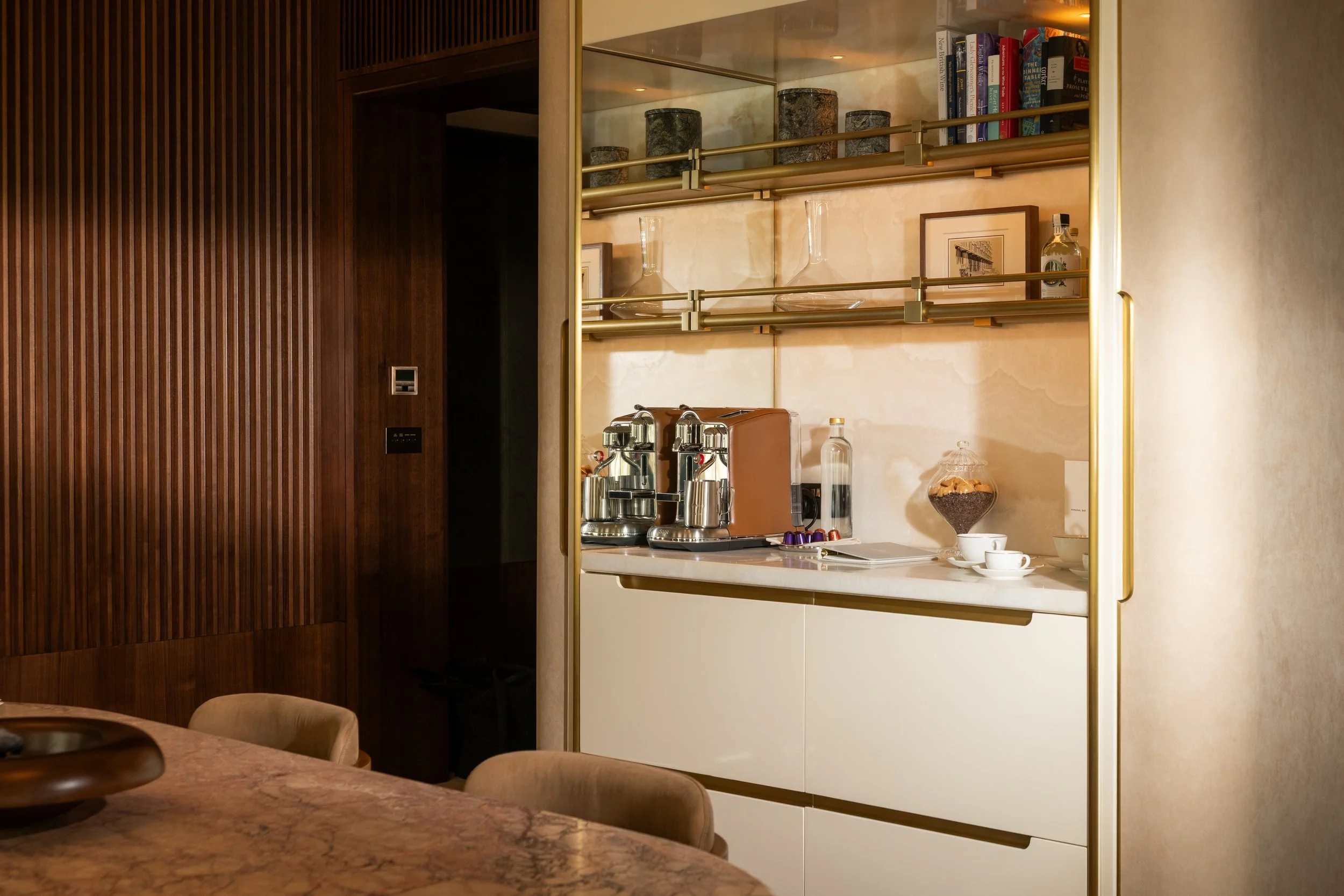 Nespresso coffee lifestyle brand photography luxury hotel London