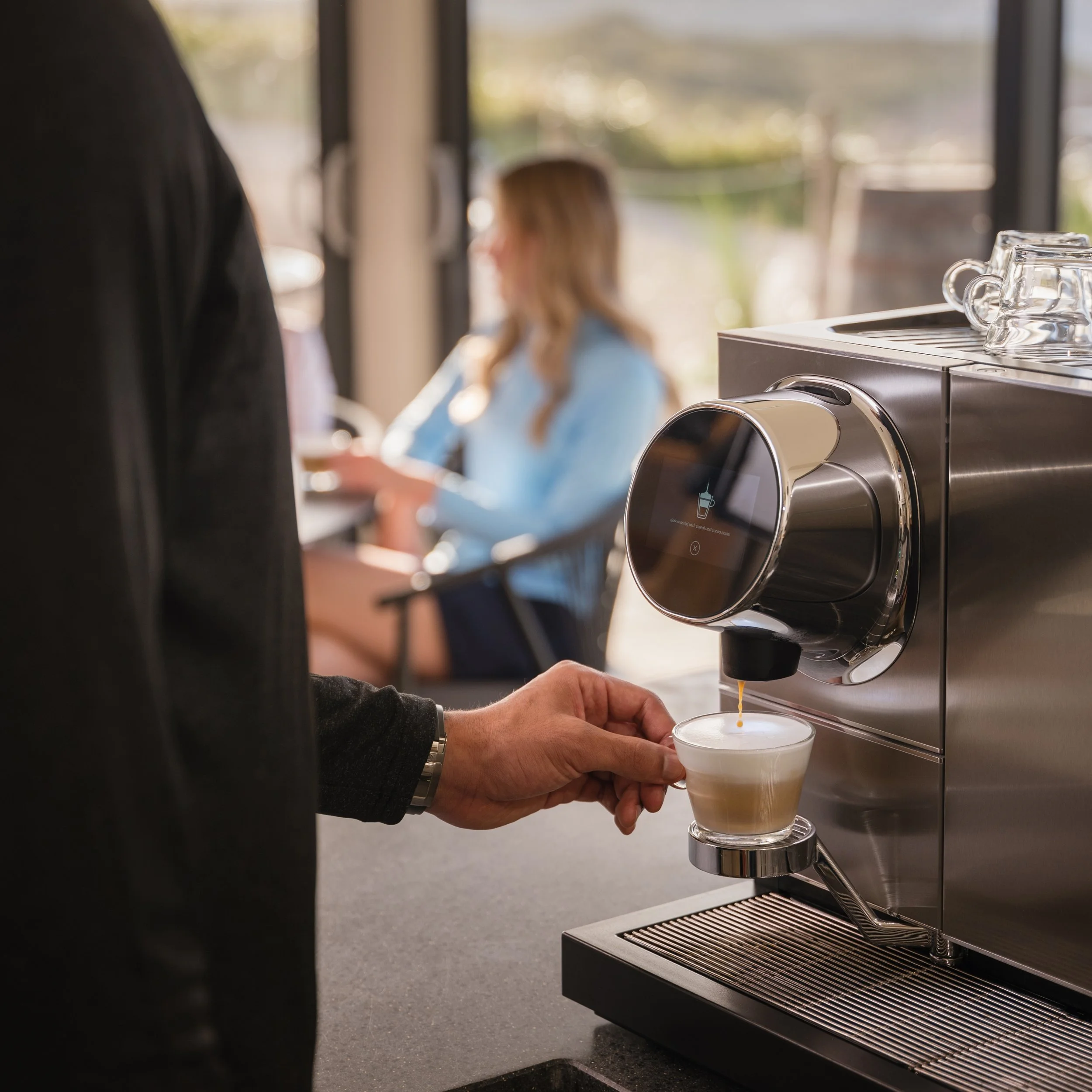 Nespresso brand campaign luxury hotel suite interior photography