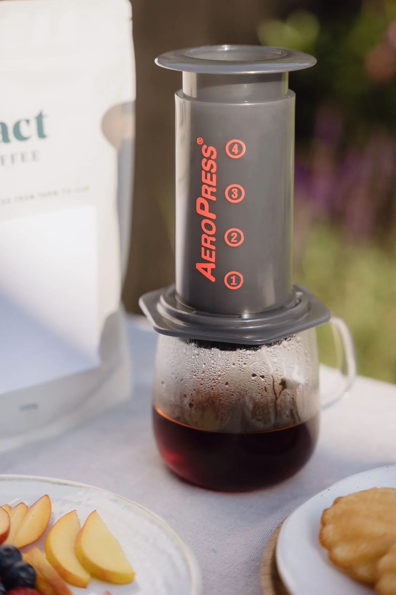 Pact Coffee brand photography