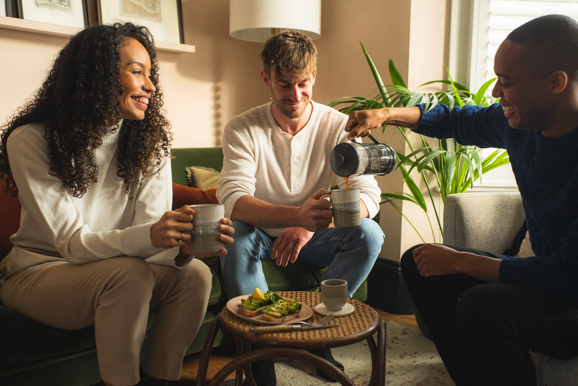 Pact Coffee lifestyle campaign food photography London