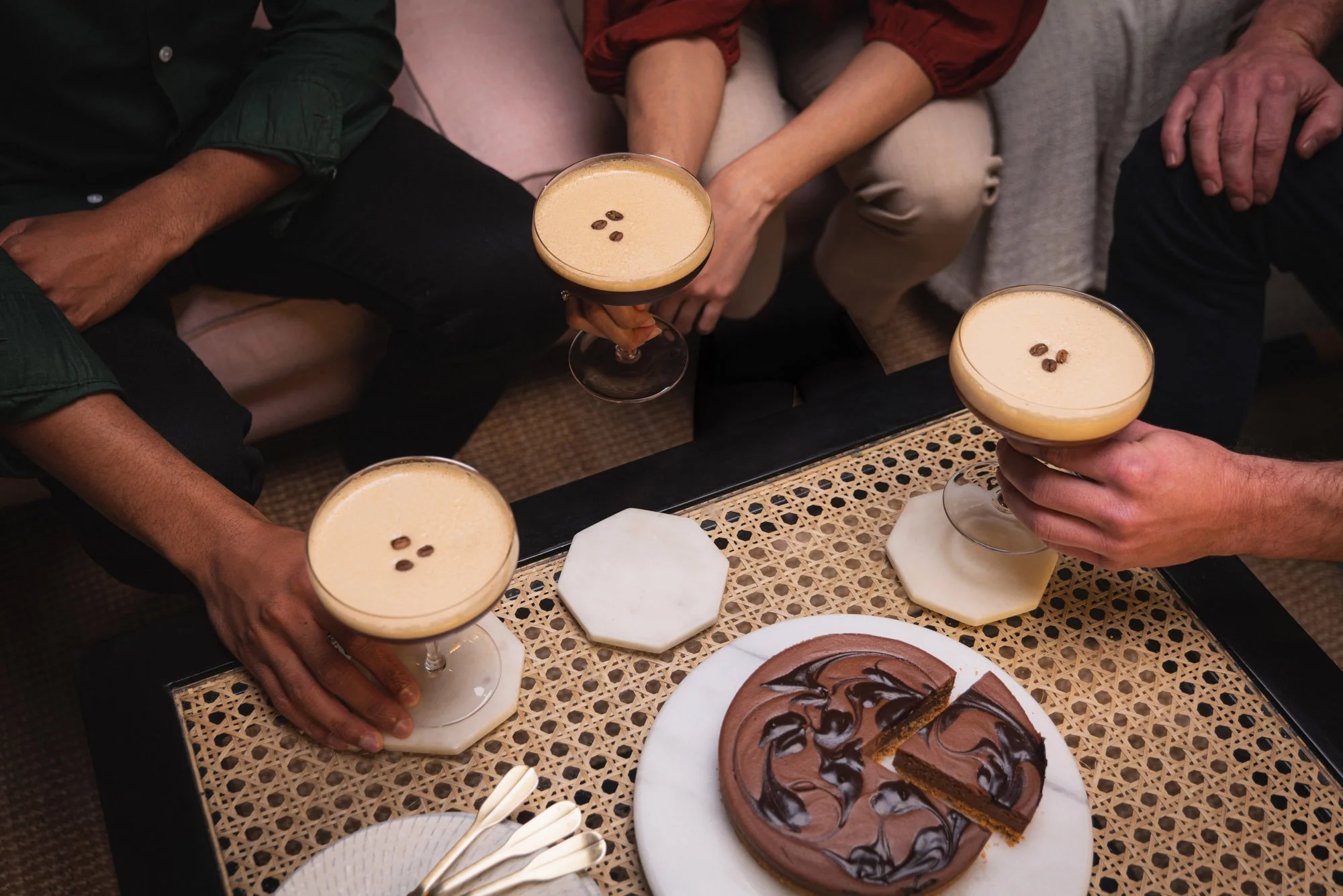 Pact Coffee brand campaign spring lifestyle photography London