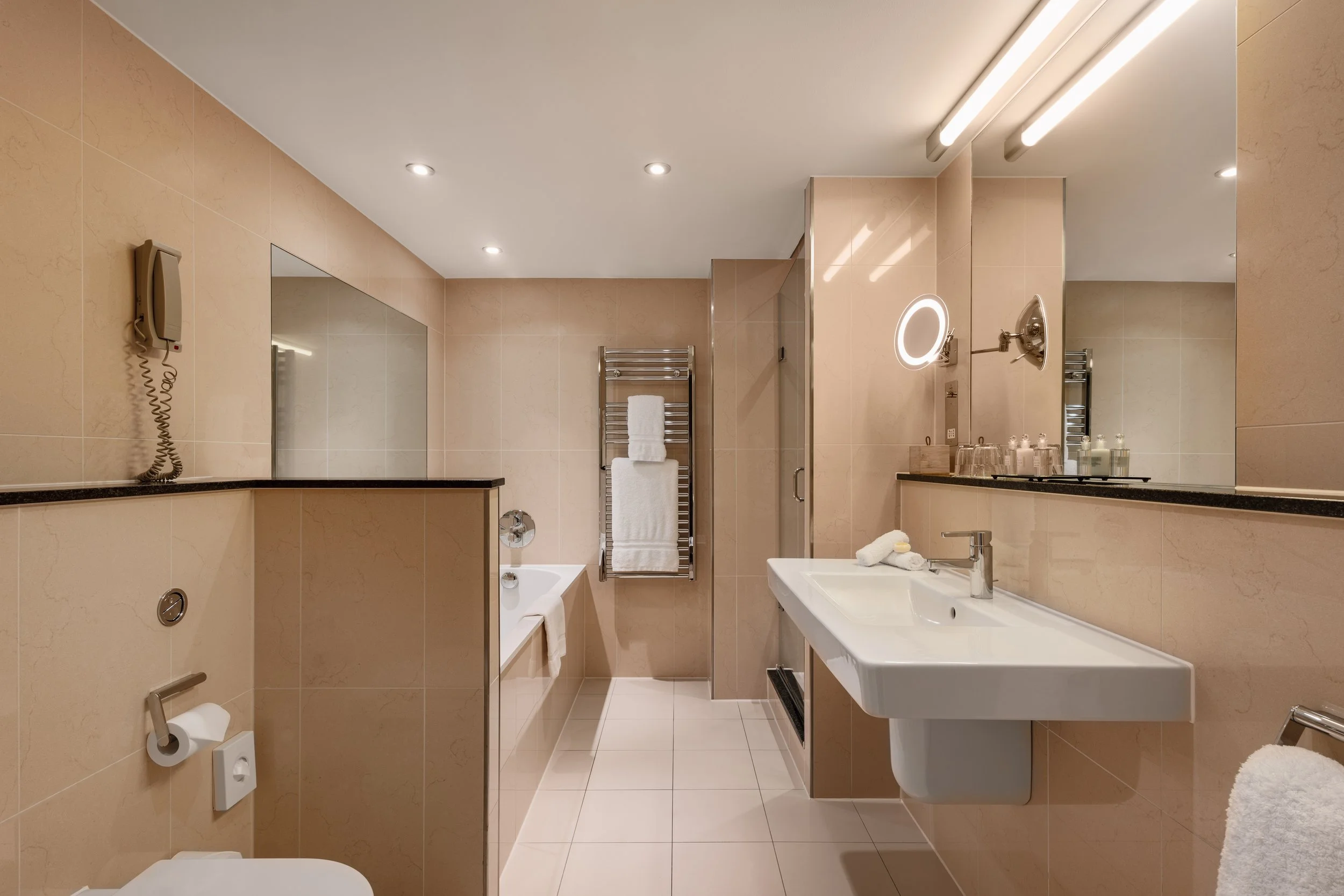 Royal Garden Hotel deluxe studio room interior photography