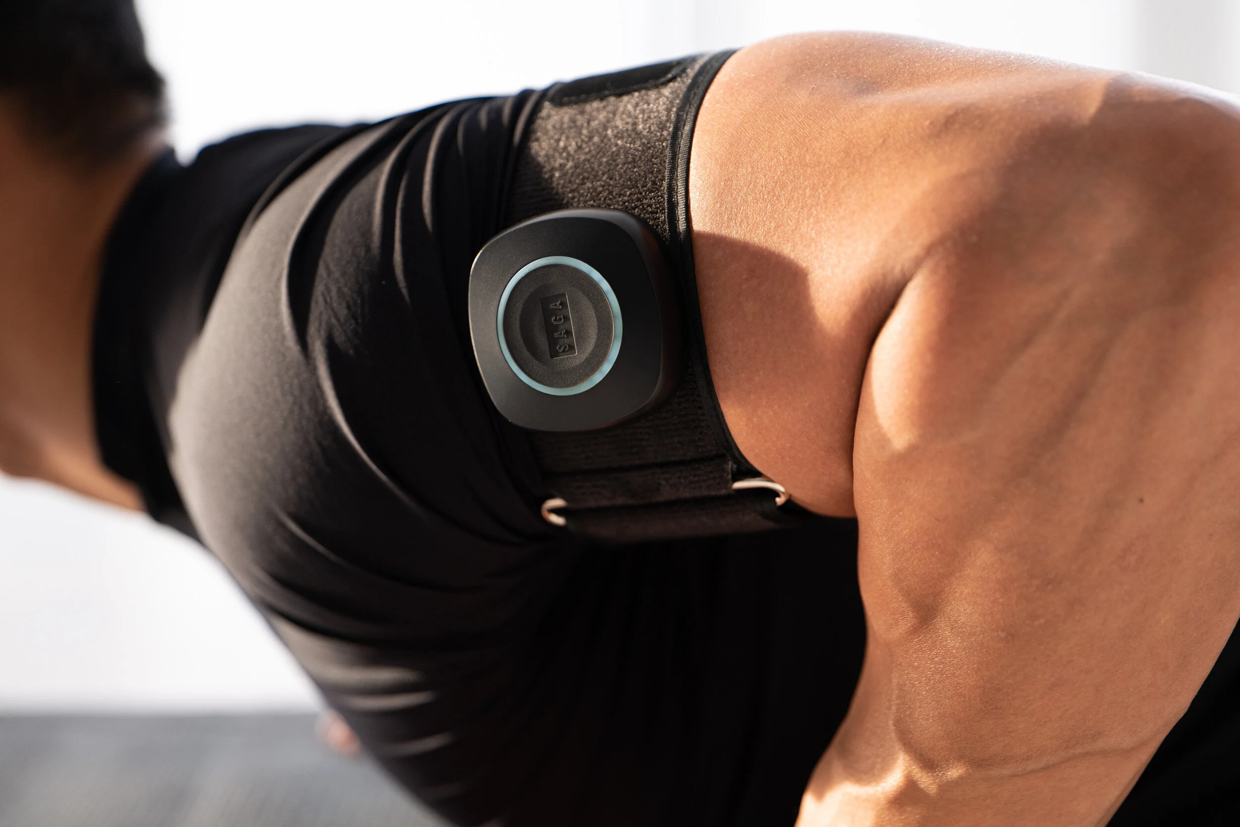 Saga Fitness BFR blood flow restriction product photography