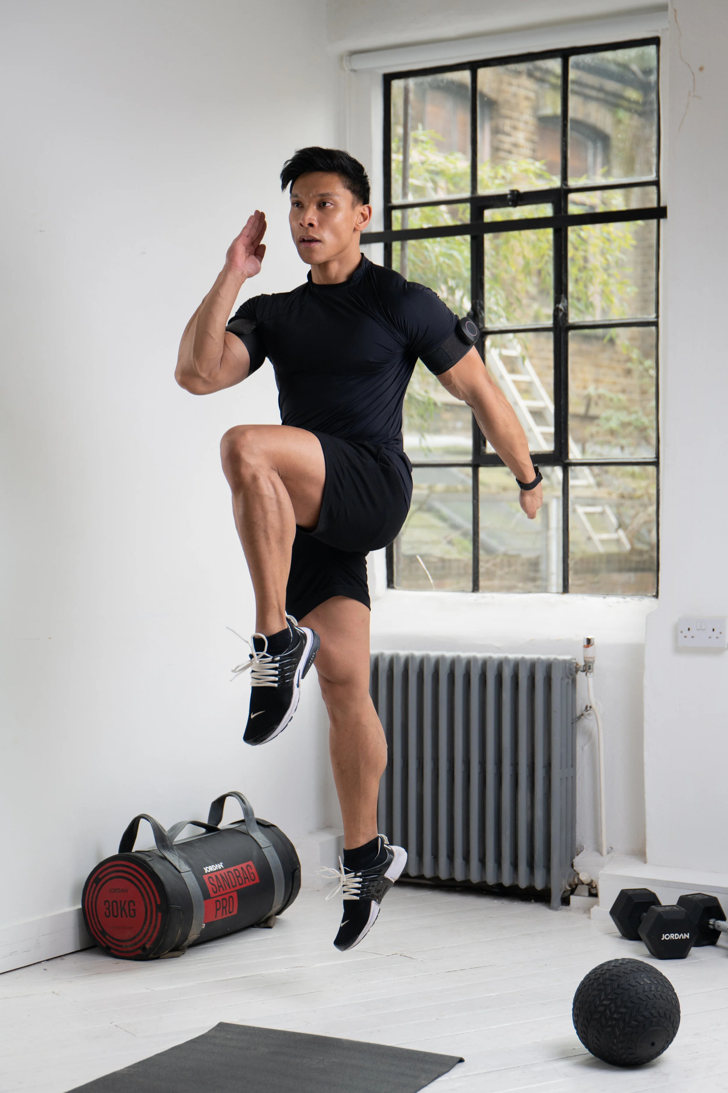 SAGA Fitness BFR cuffs workout lifestyle photography