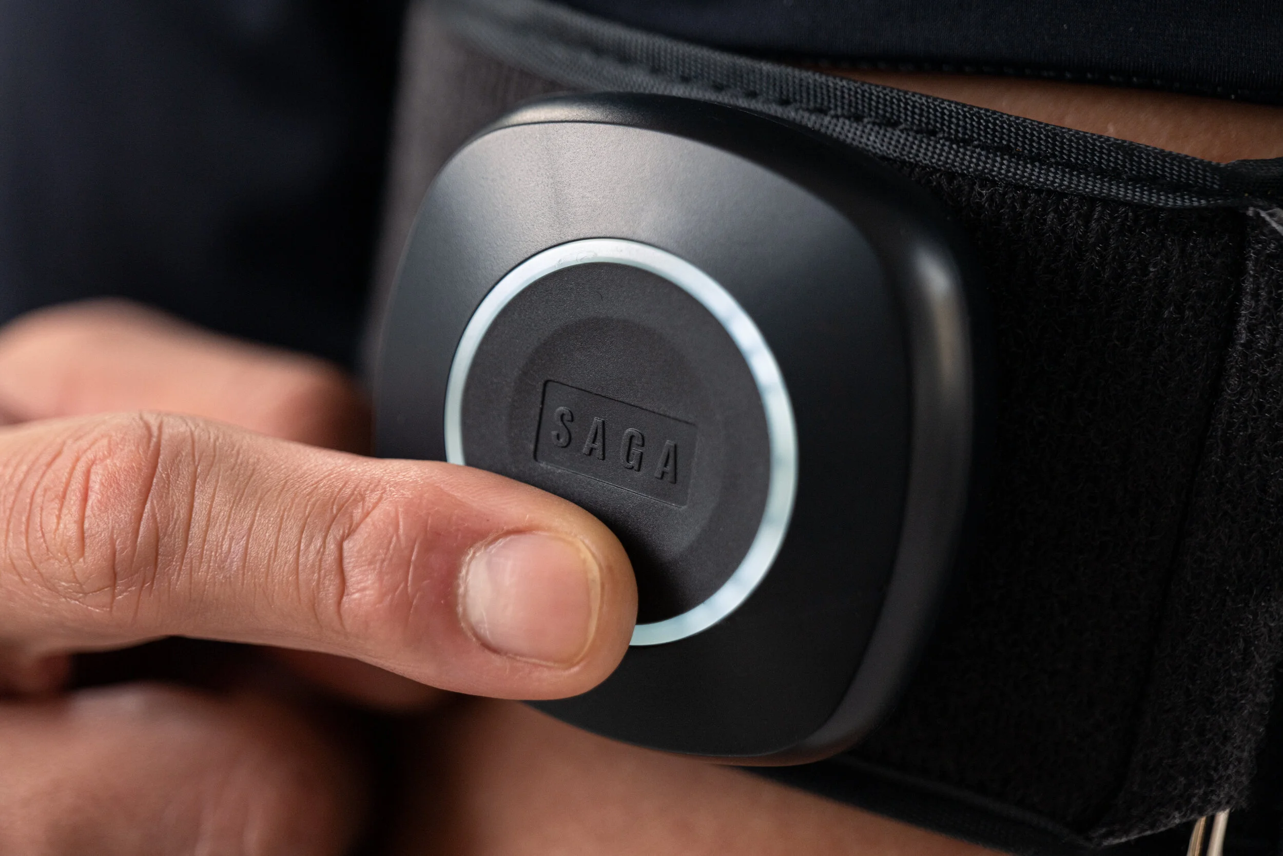 SAGA Fitness BFR training cuffs product lifestyle photography