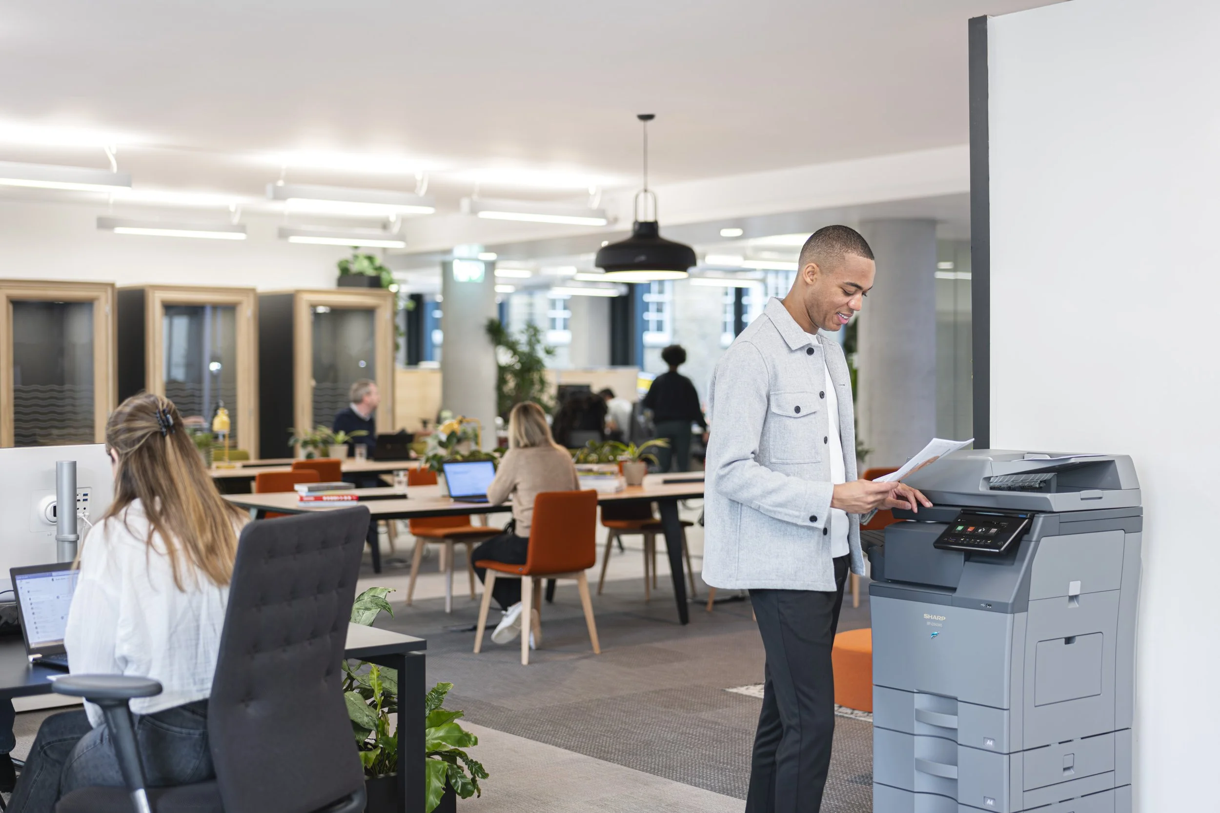 Sharp office printer range commercial photography London
