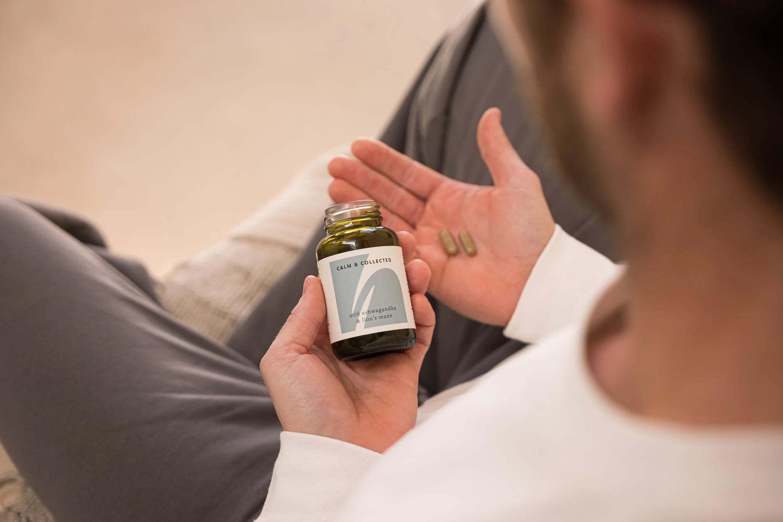 Brand photography London — lifestyle product shoot for The Herbtender, natural light