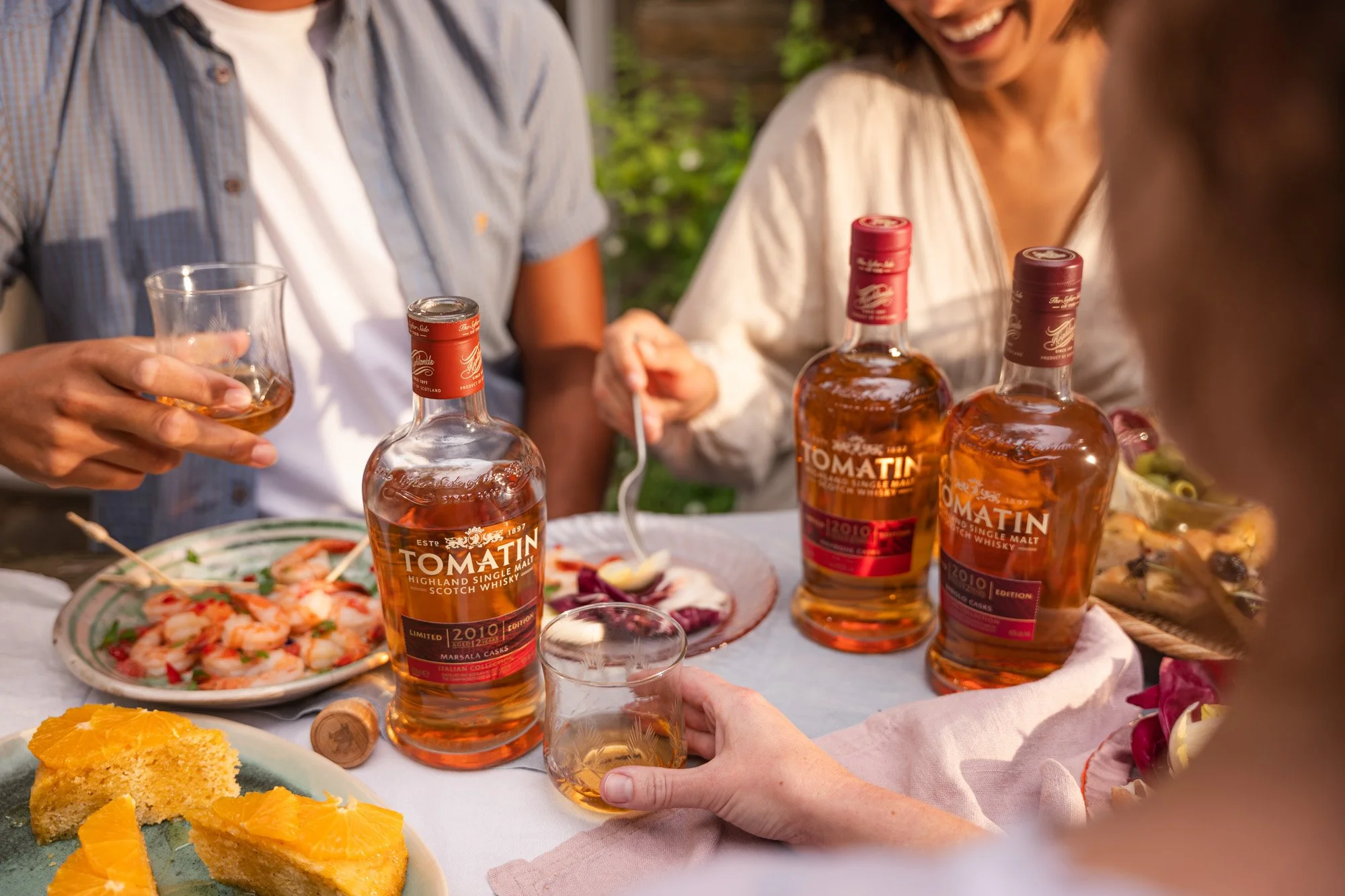 Tomatin Italian Collection whisky luxury product photography London