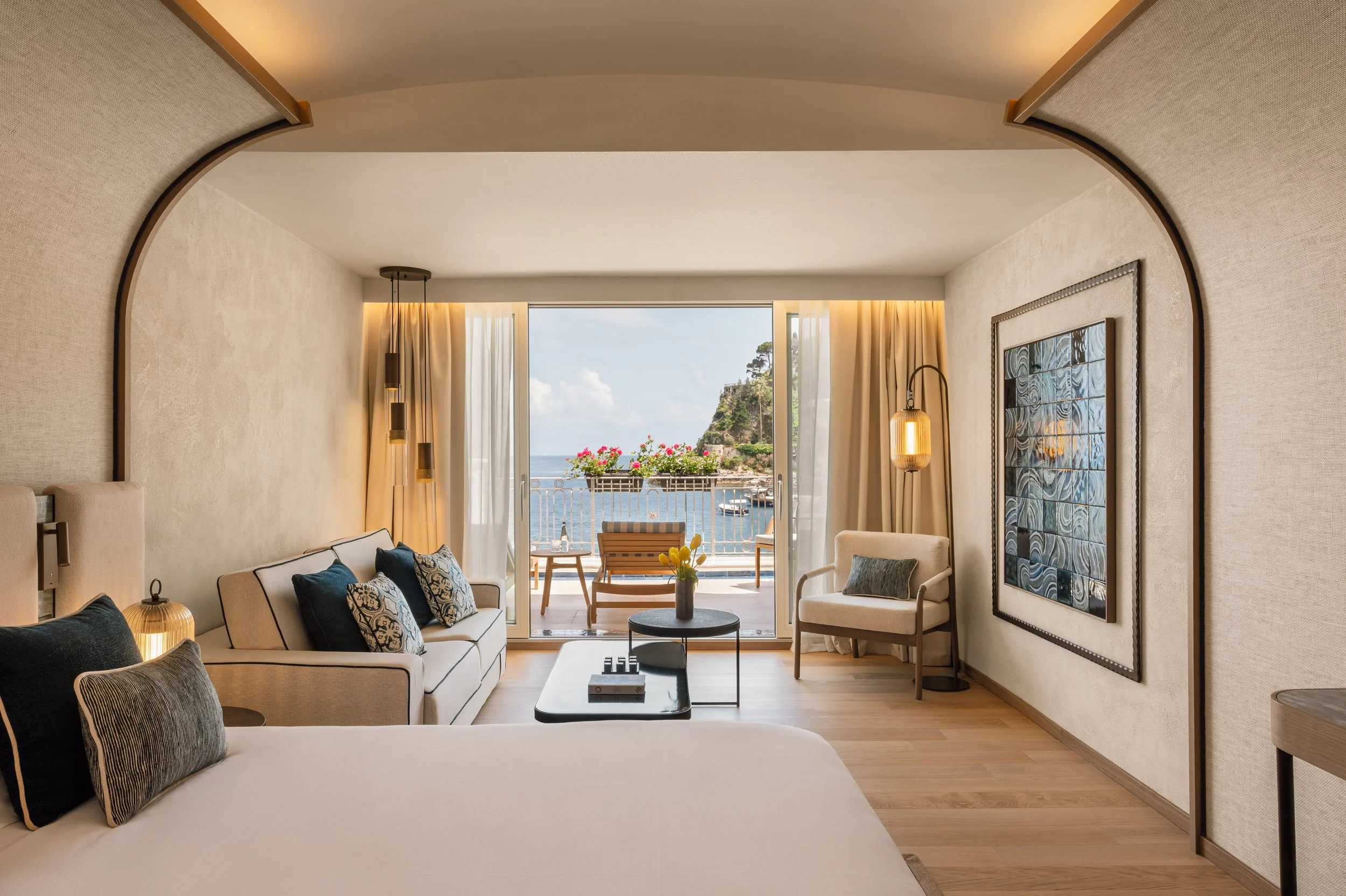 VRetreats Mazzar&ograve; Sea Palace — Sea View Suite with Pool photography