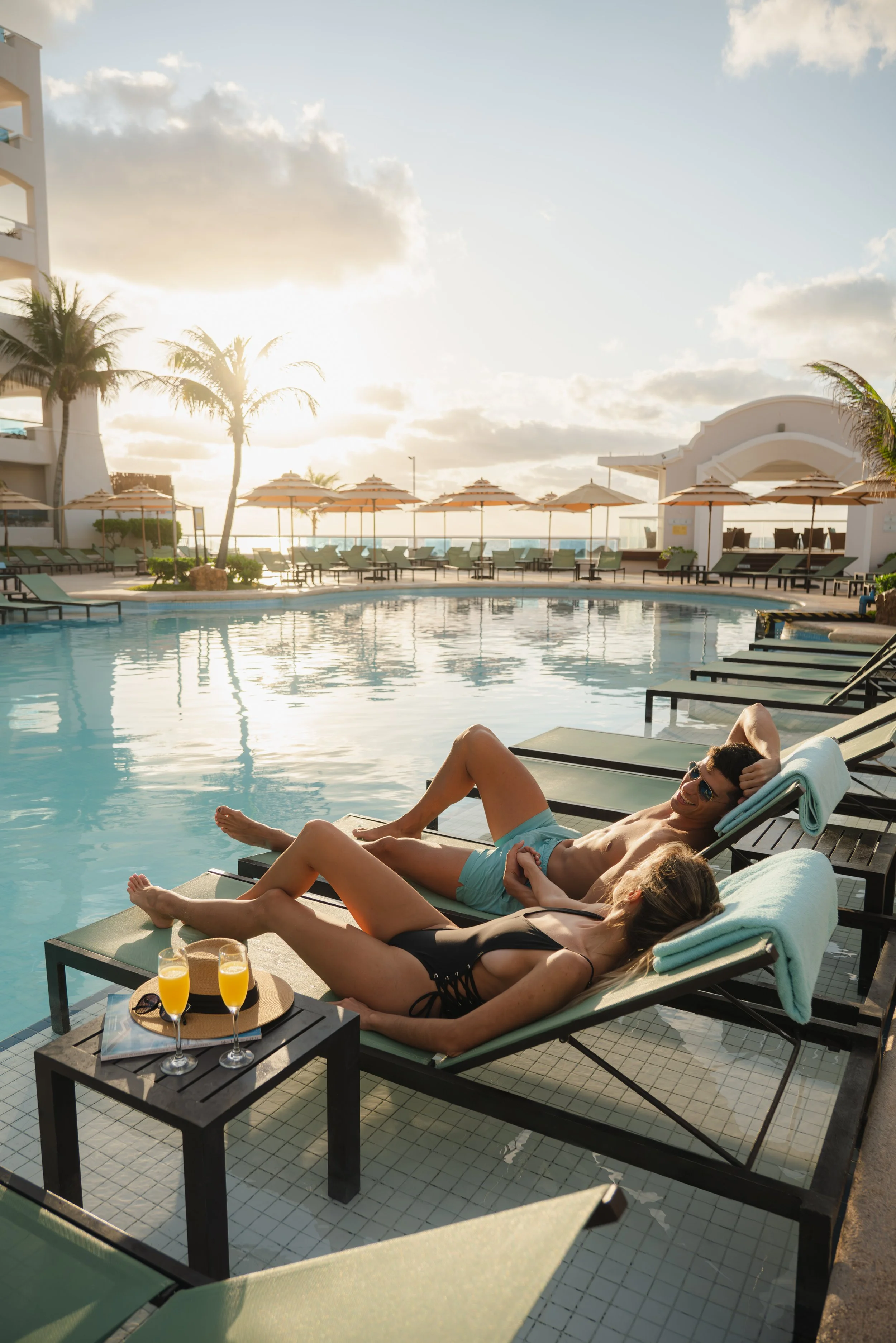 Wyndham Alltra Cancun hotel lifestyle campaign photography