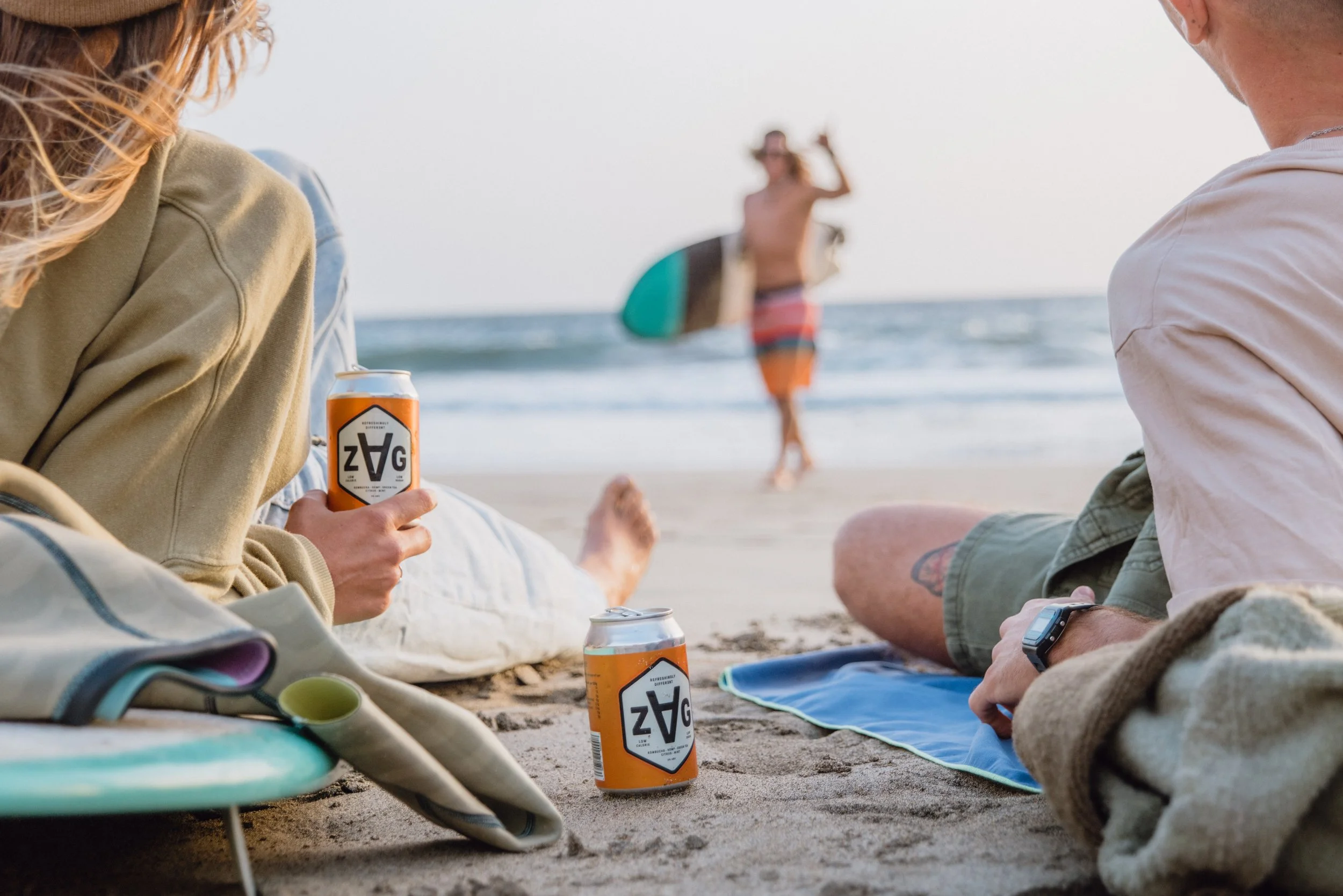 ZAG Drinks brand repositioning campaign photography Tenerife